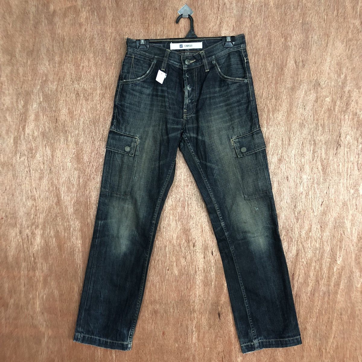 image of Faded Glory x Gap Blue Multipocket Jeans Pants 1861 in Blue Denim, Men's (Size 28)