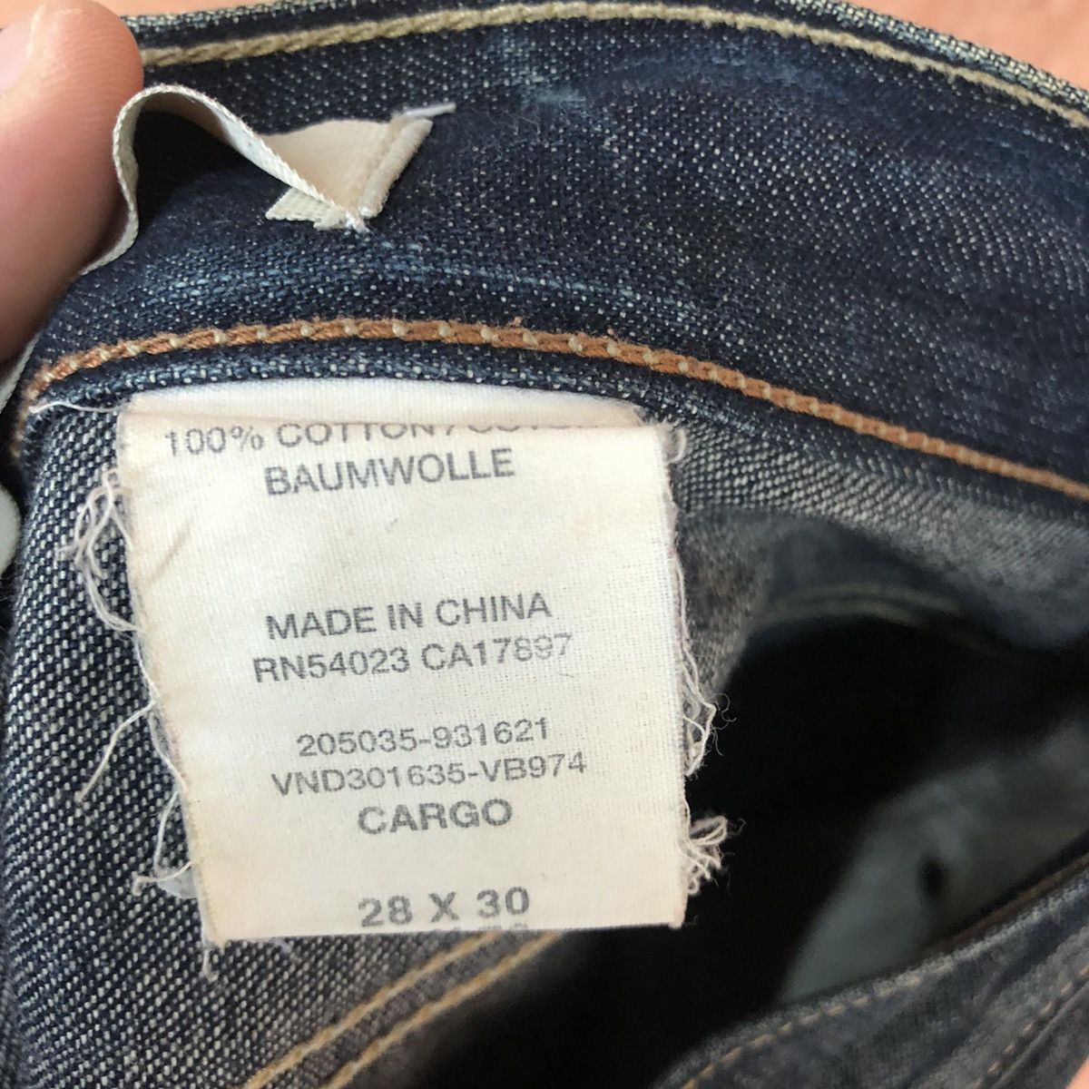 Faded Glory DLL Gap Blue Multipocket Jeans Pants #1861 Size US 28 / EU 44 - 15 Thumbnail