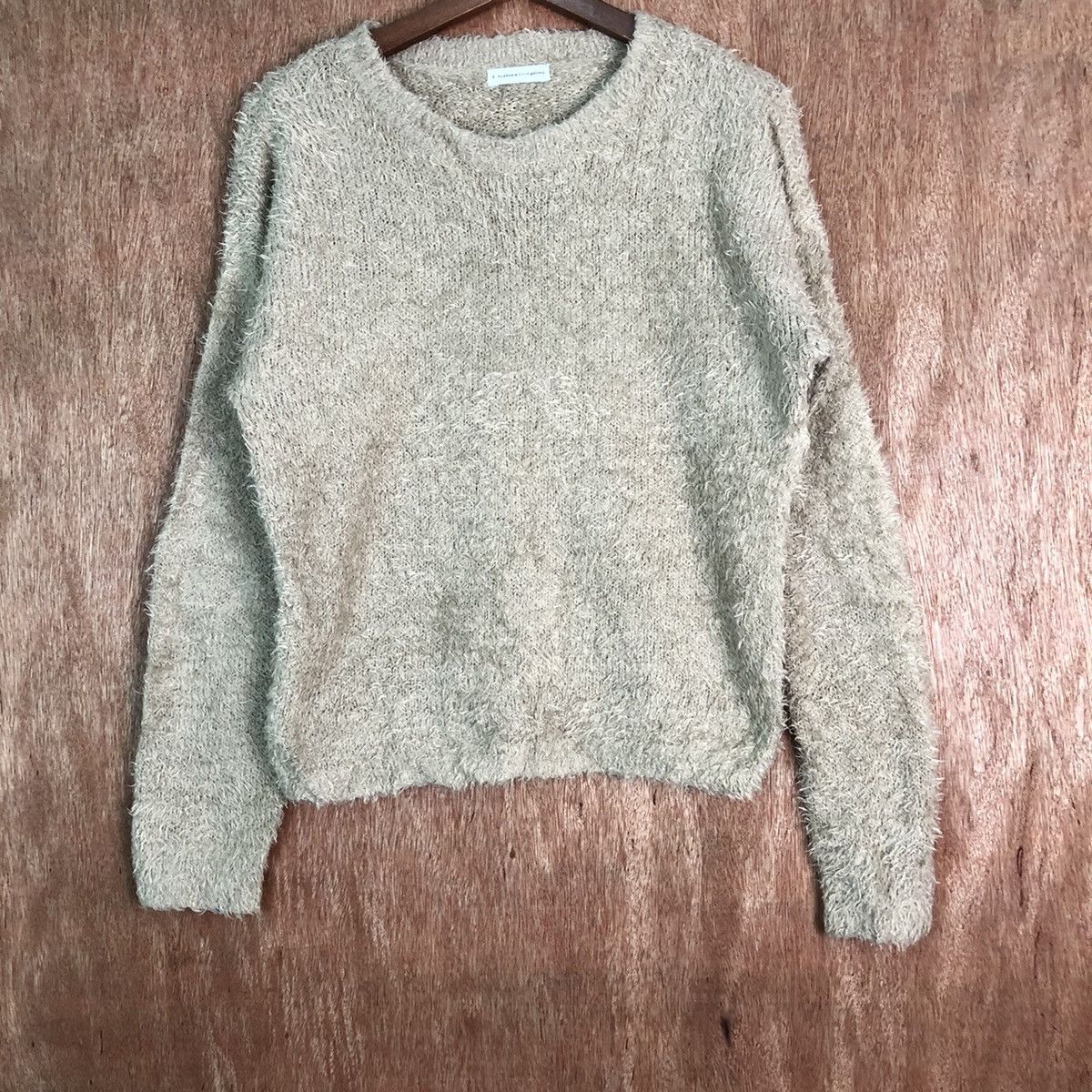Homespun Knitwear × Japanese Brand × Vintage Ehypen World Gallery Shag Shaggy Fur Mohair Knitwear #6539 Size M / US 6-8 / IT 42-44 - 3 Thumbnail