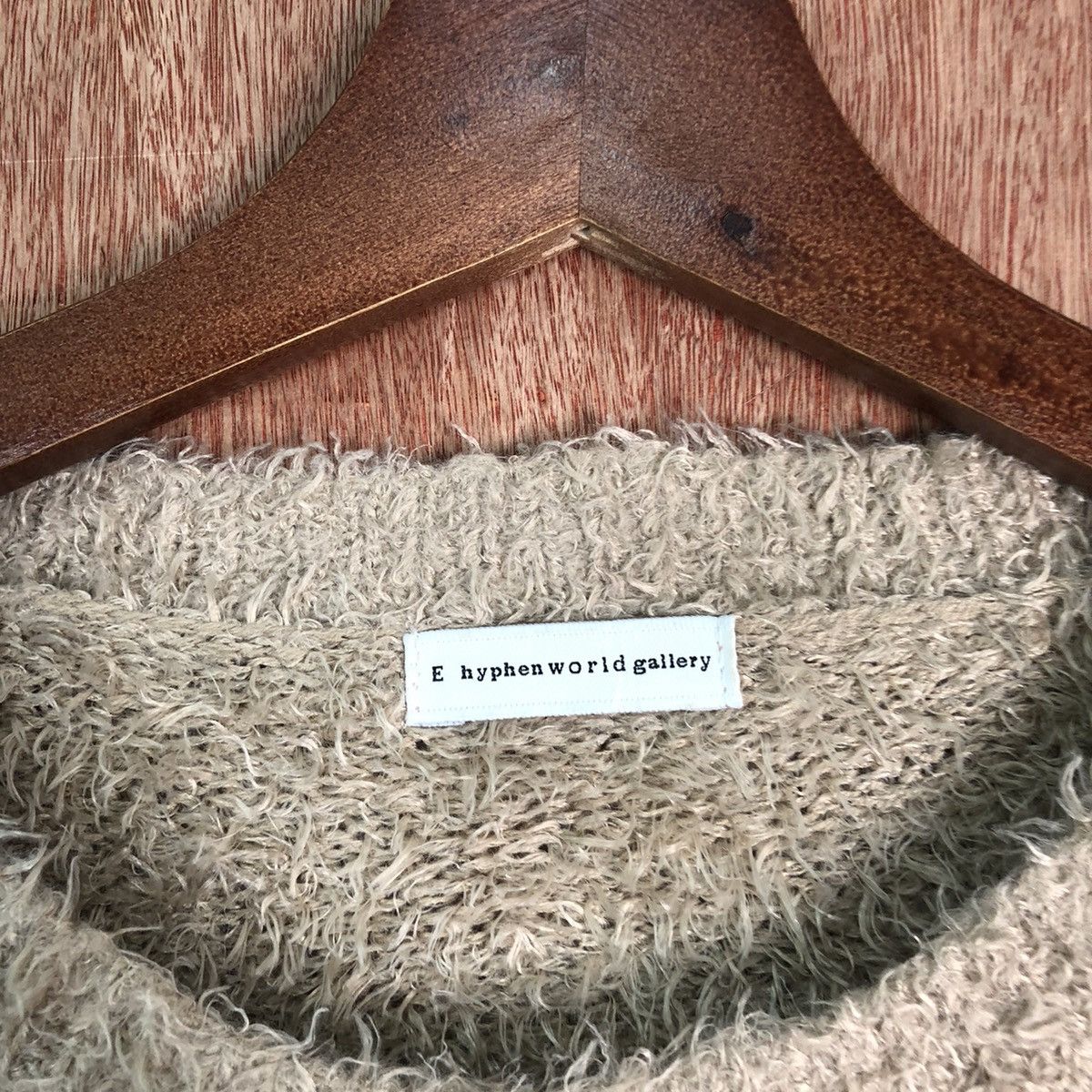 Homespun Knitwear × Japanese Brand × Vintage Ehypen World Gallery Shag Shaggy Fur Mohair Knitwear #6539 Size M / US 6-8 / IT 42-44 - 6 Thumbnail