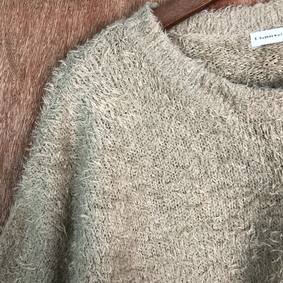 Homespun Knitwear × Japanese Brand × Vintage Ehypen World Gallery Shag Shaggy Fur Mohair Knitwear #6539 Size M / US 6-8 / IT 42-44 - 8 Thumbnail