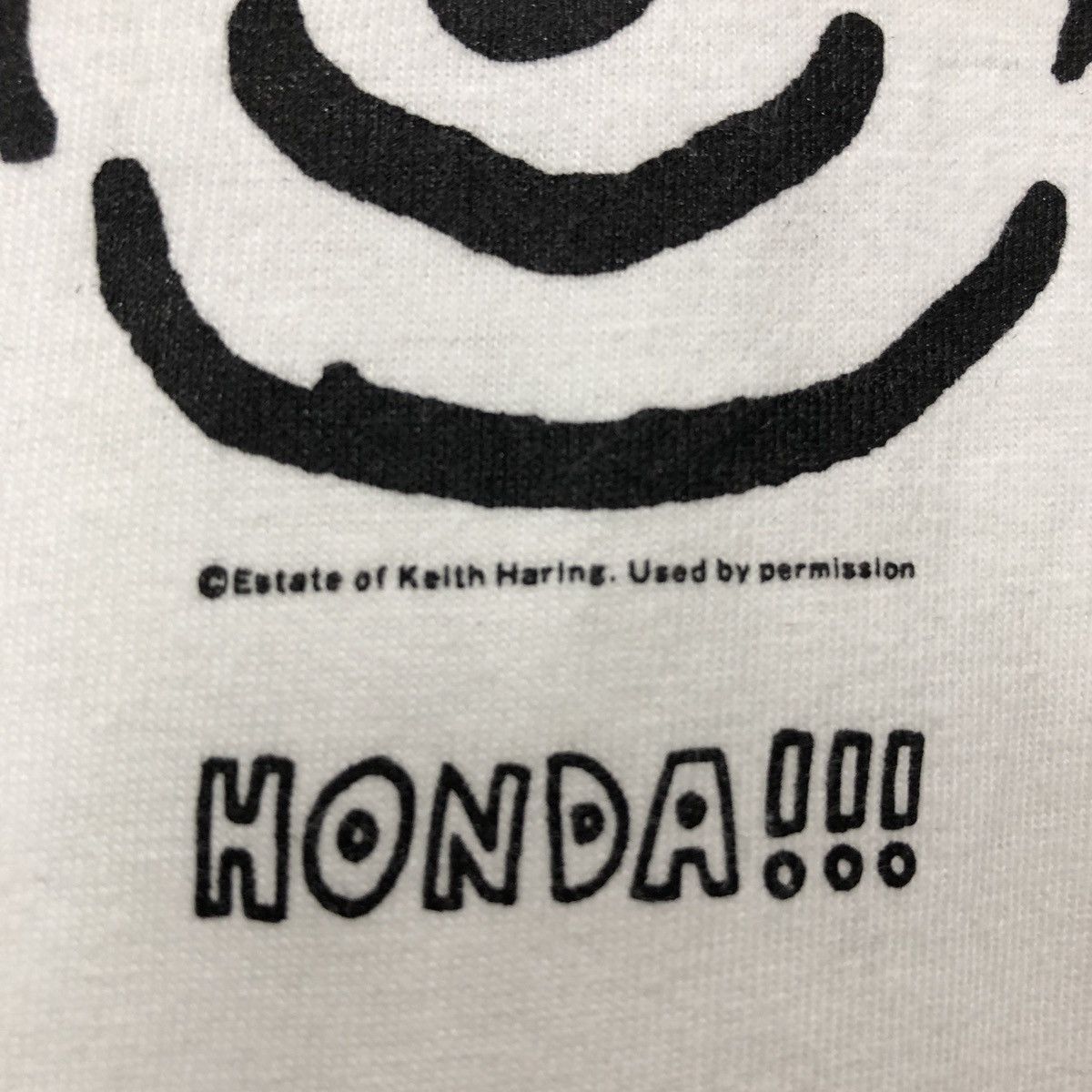 Keith Haring × Vintage Vintage Keith Haring Honda T-Shirt Art Size US L / EU 52-54 / 3 - 3 Thumbnail