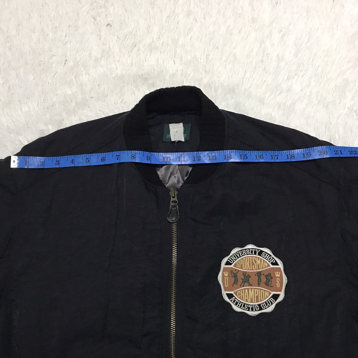 Japanese Brand University Shop Sportsman Champion Bomber Jacket Size US L / EU 52-54 / 3 - 17 Thumbnail