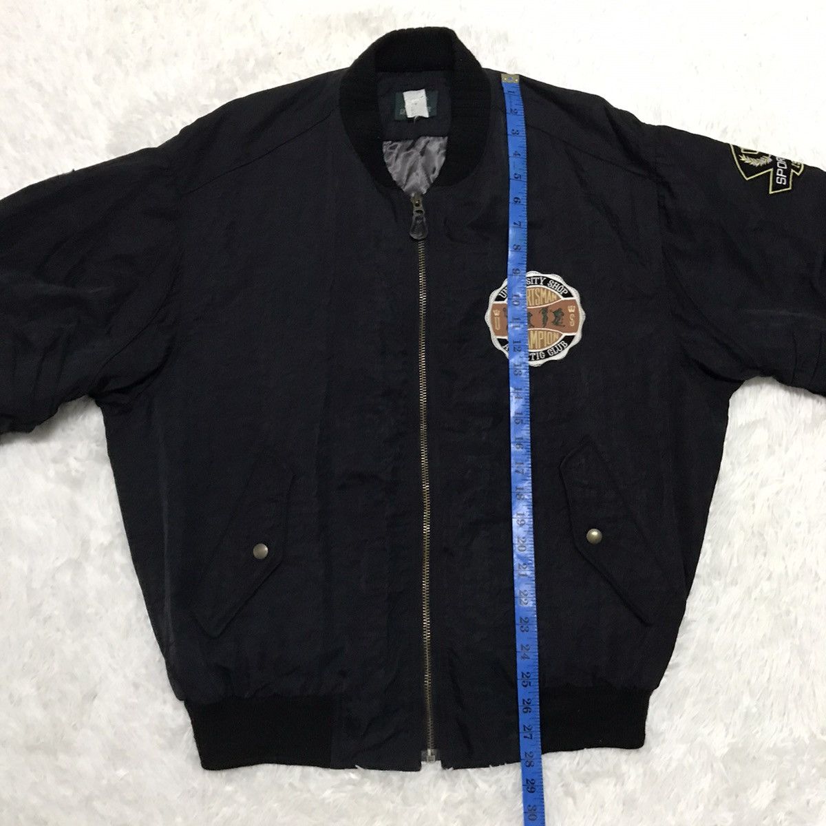 Japanese Brand University Shop Sportsman Champion Bomber Jacket Size US L / EU 52-54 / 3 - 16 Thumbnail