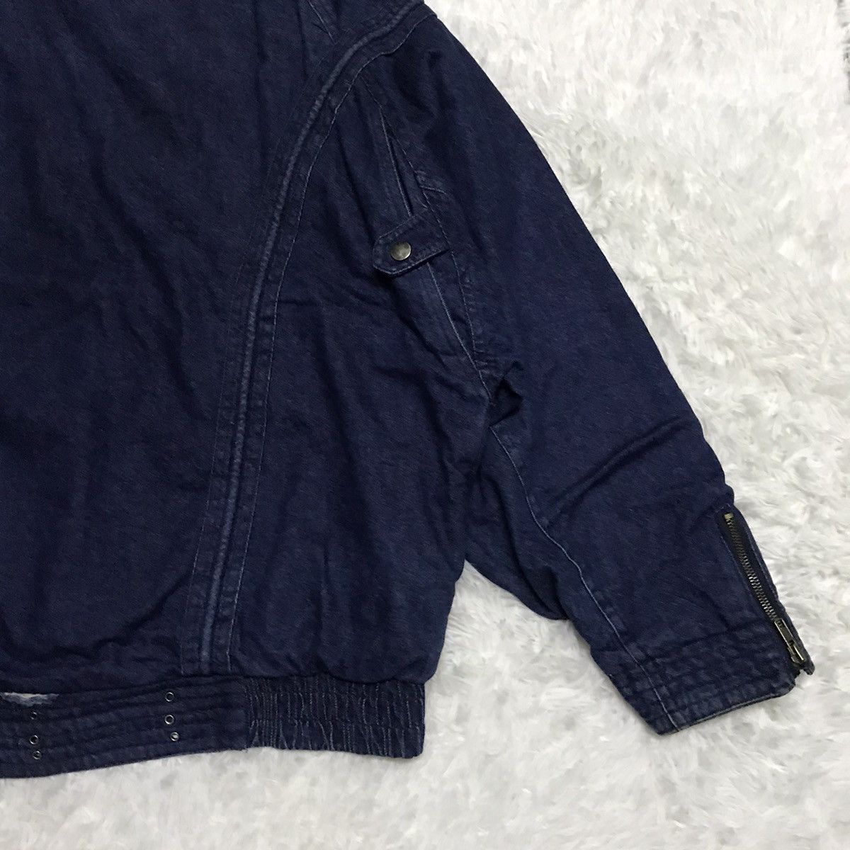 Japanese Brand Denim Jacket Bombardier of Boeing B-29 Ran Over Japan 1945 Size US M / EU 48-50 / 2 - 10 Thumbnail
