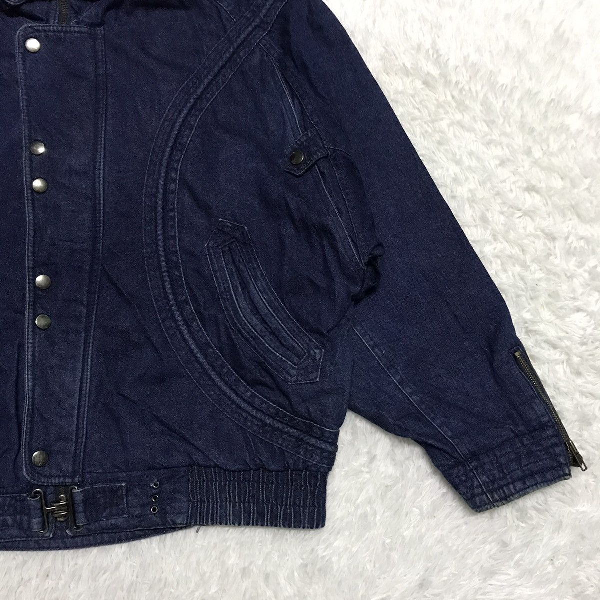 Japanese Brand Denim Jacket Bombardier of Boeing B-29 Ran Over Japan 1945 Size US M / EU 48-50 / 2 - 6 Thumbnail