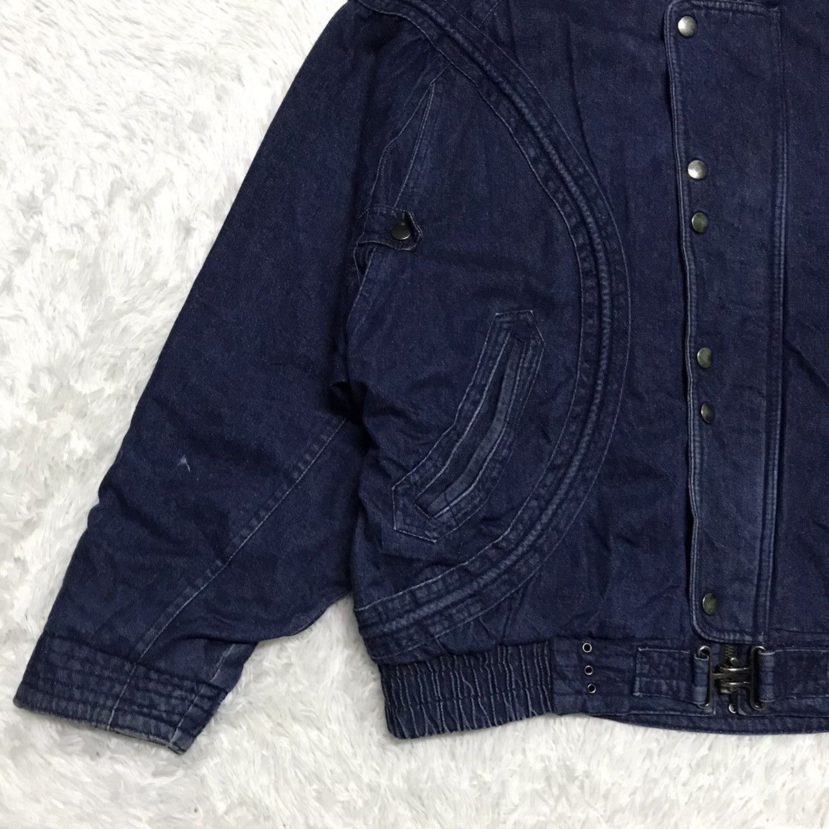 Japanese Brand Denim Jacket Bombardier of Boeing B-29 Ran Over Japan 1945 Size US M / EU 48-50 / 2 - 5 Thumbnail