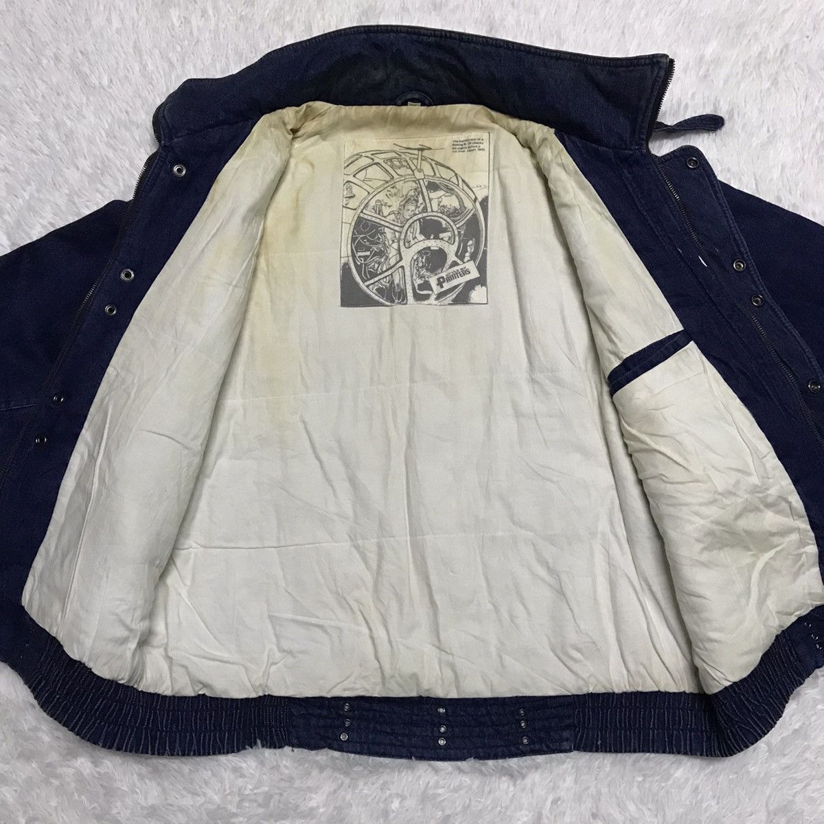 Japanese Brand Denim Jacket Bombardier of Boeing B-29 Ran Over Japan 1945 Size US M / EU 48-50 / 2 - 13 Thumbnail