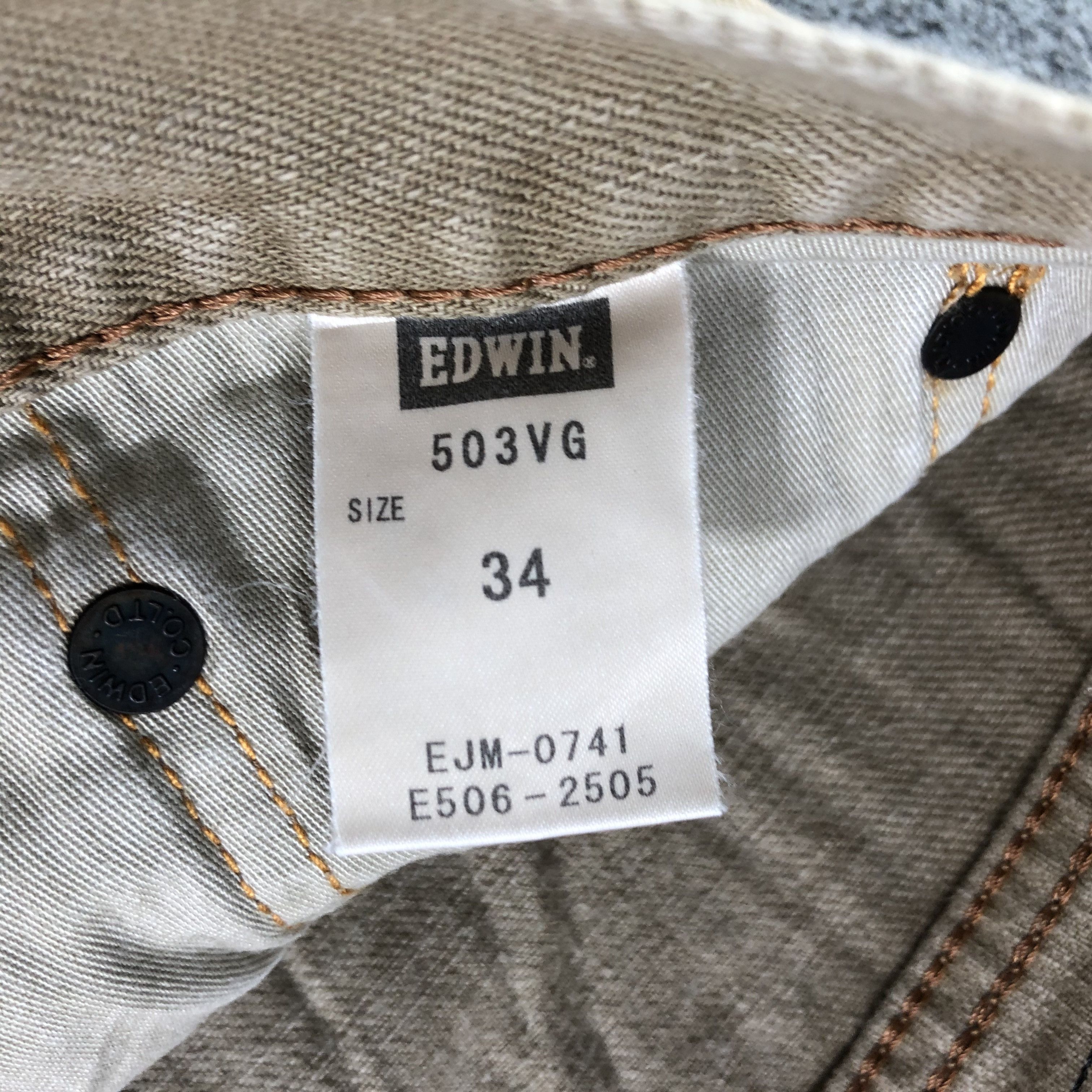 Edwin Vintage Edwin 503 Jeans Denim -J2852 Size US 36 / EU 52 - 9 Thumbnail