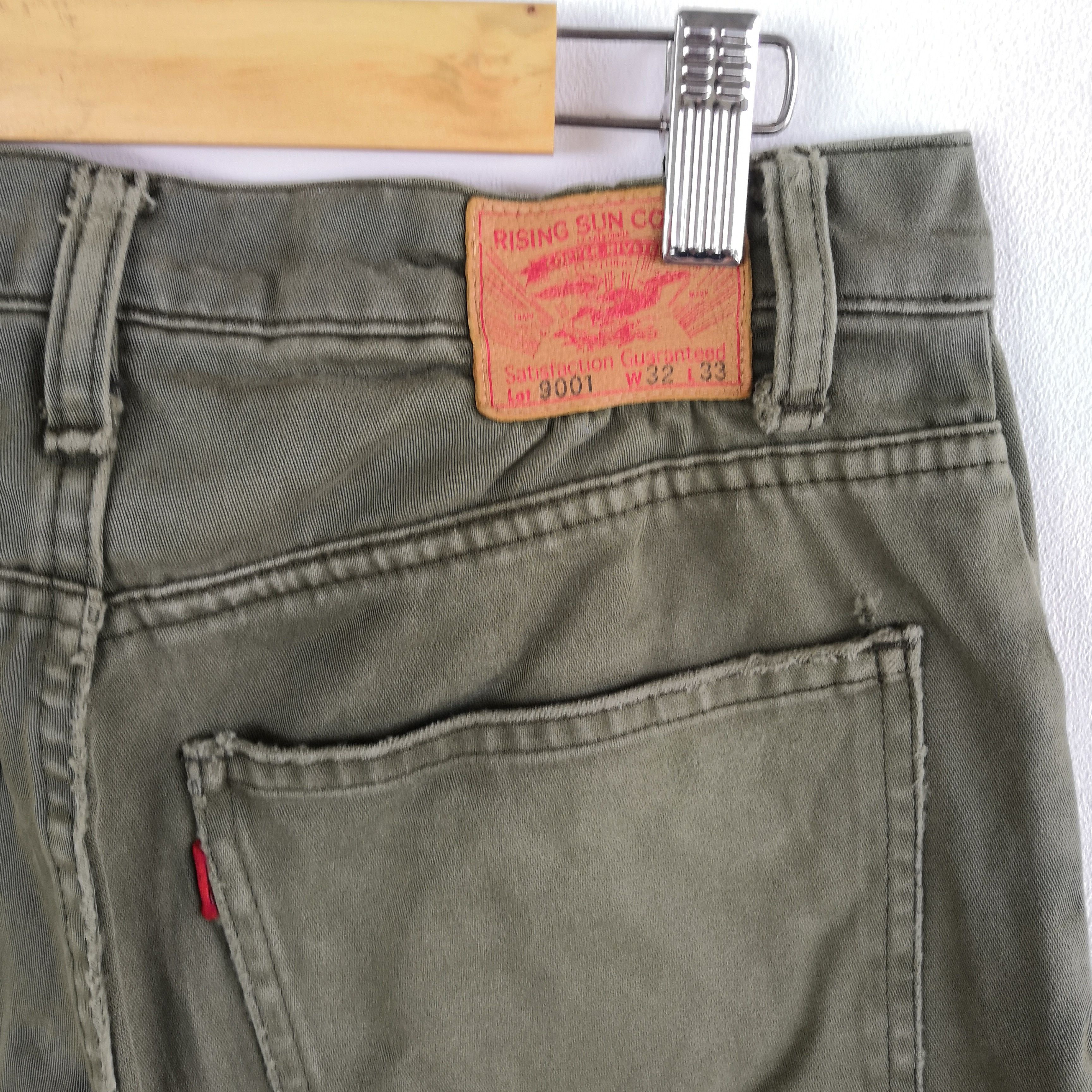 Japanese Brand Japanese Brand Jeans Pants Olive Green Selvedge Denim Pants Size 26" / US 2 / IT 38 - 5 Thumbnail