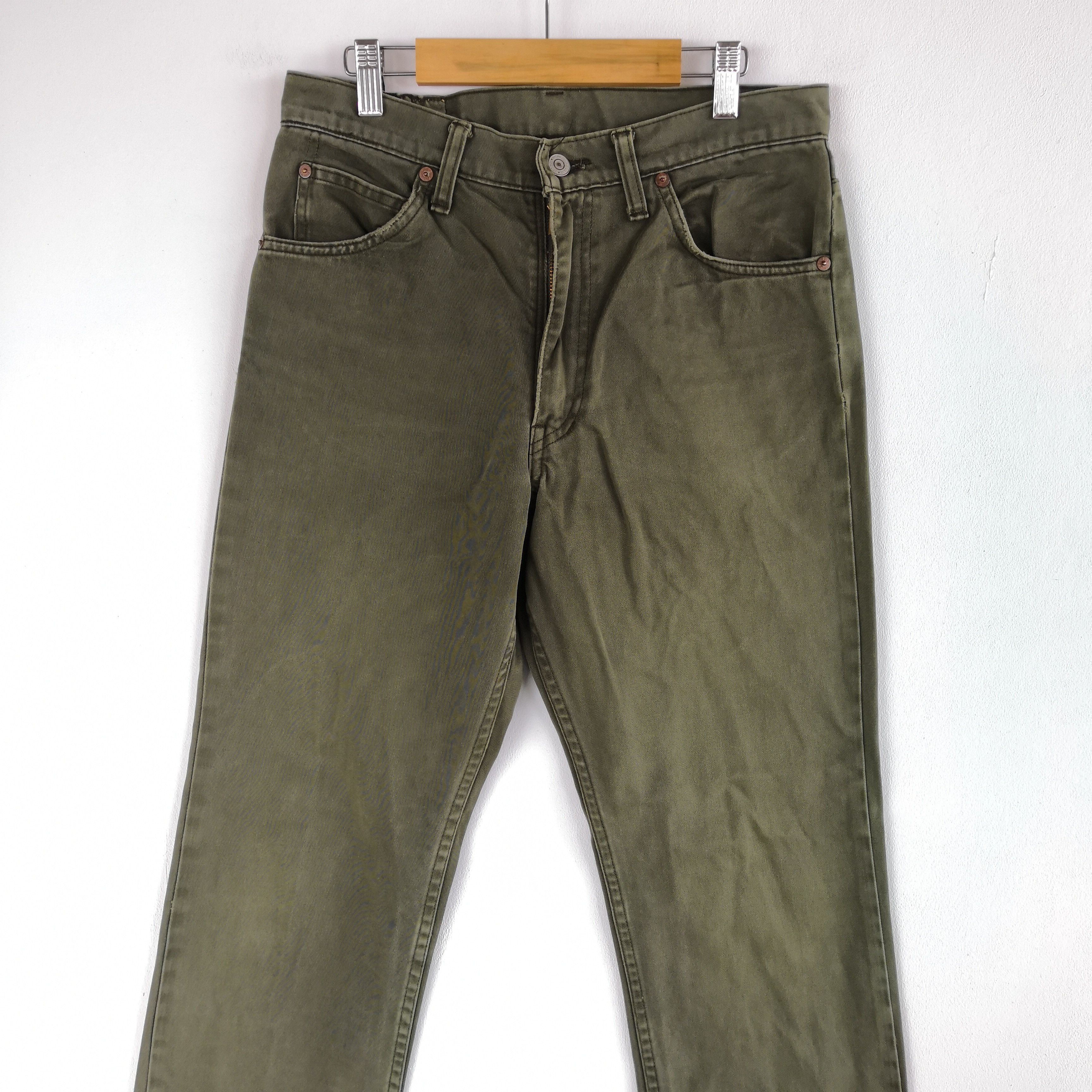 Japanese Brand Japanese Brand Jeans Pants Olive Green Selvedge Denim Pants Size 26" / US 2 / IT 38 - 3 Thumbnail