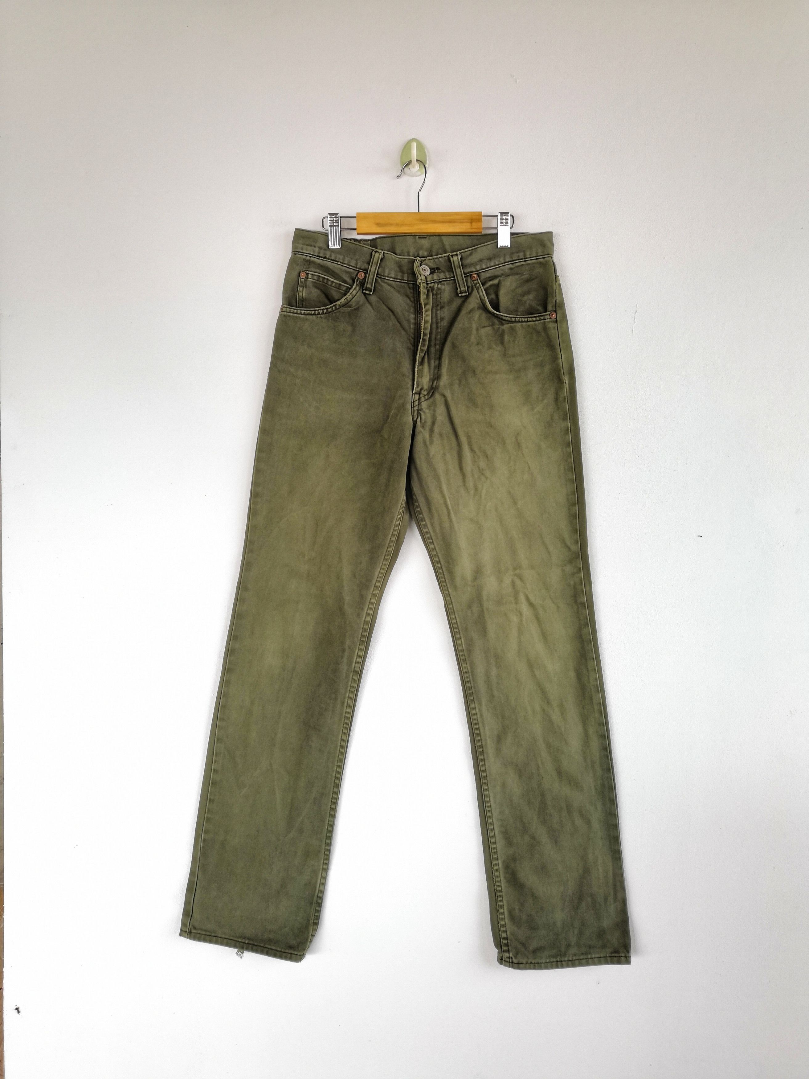 Japanese Brand Japanese Brand Jeans Pants Olive Green Selvedge Denim Pants Size 26" / US 2 / IT 38 - 1 Thumbnail