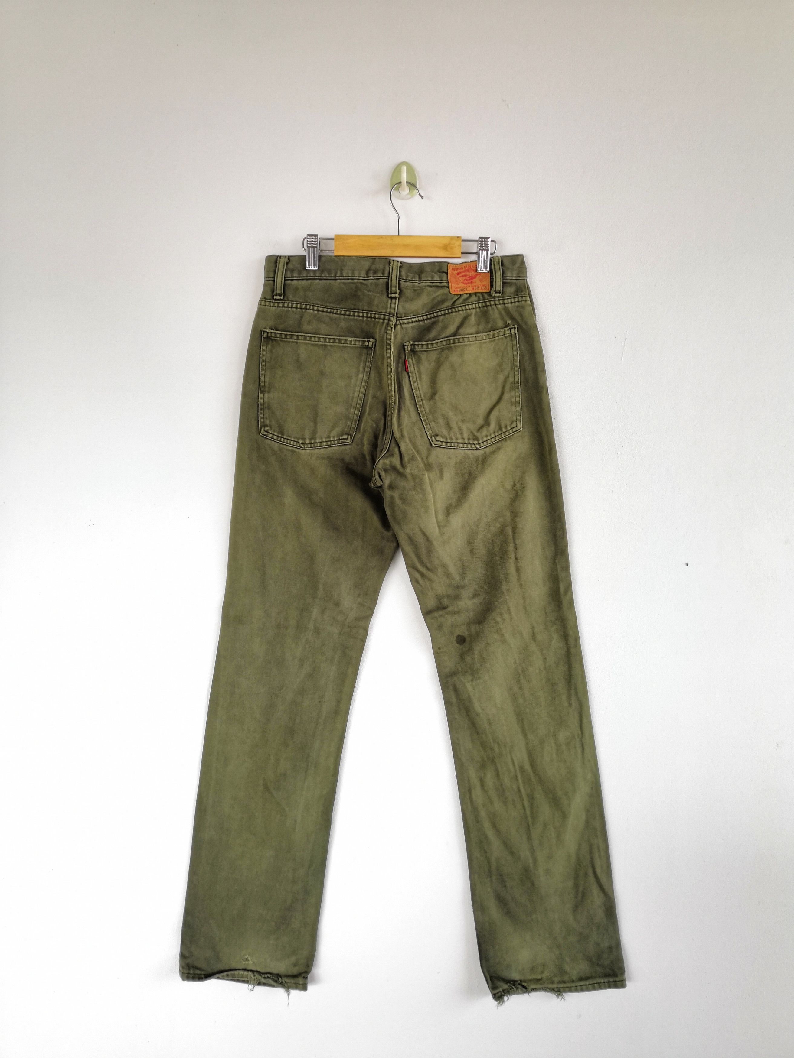 Japanese Brand Japanese Brand Jeans Pants Olive Green Selvedge Denim Pants Size 26" / US 2 / IT 38 - 2 Thumbnail