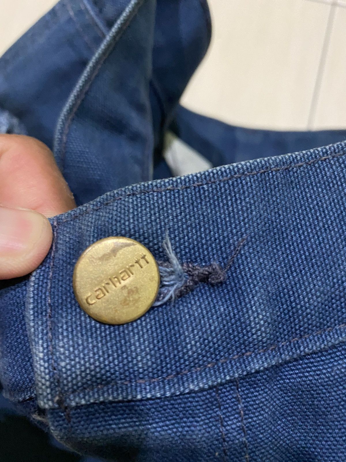 Rare Vintage Carharrt canvas worker khakis Trousers pants