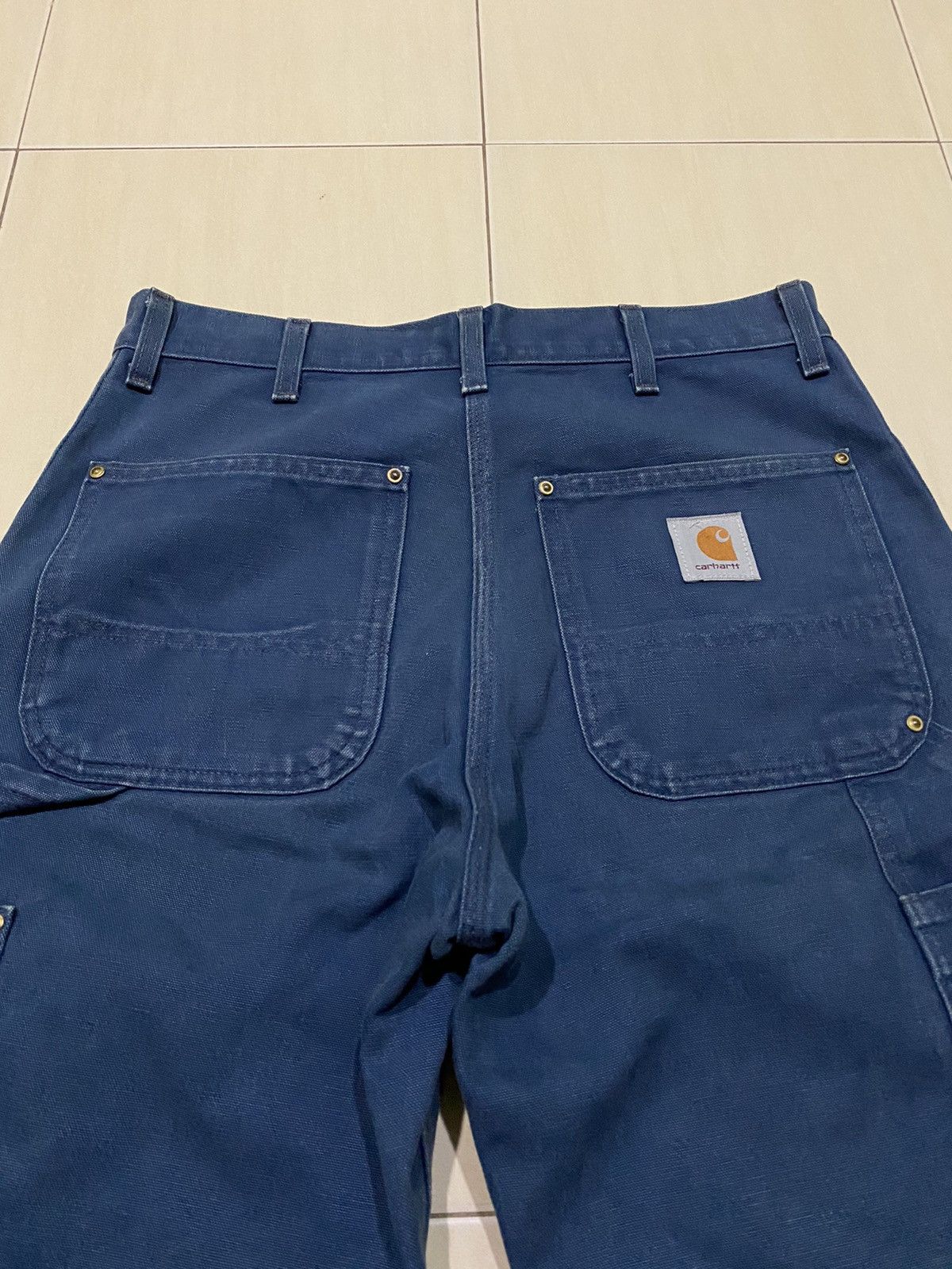 Rare Vintage Carharrt canvas worker khakis Trousers pants