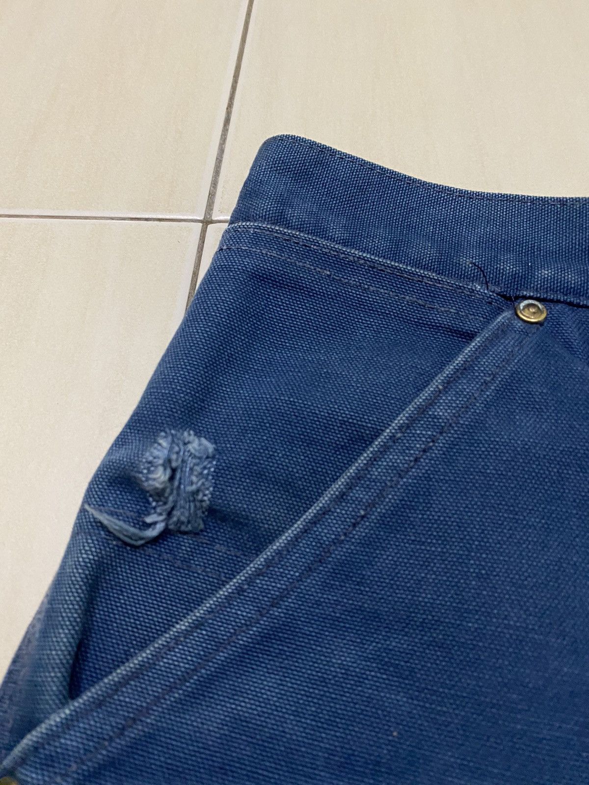 Rare Vintage Carharrt canvas worker khakis Trousers pants