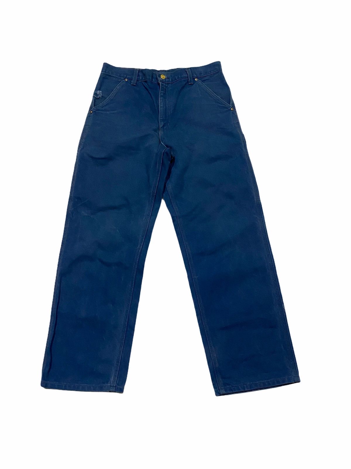 Rare Vintage Carharrt canvas worker khakis Trousers pants