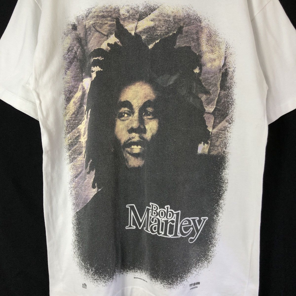 Bob Marley × Vintage Rare!! Vintage Bob Marley Potrait Reggea Zion Tshirt Size US L / EU 52-54 / 3 - 3 Thumbnail