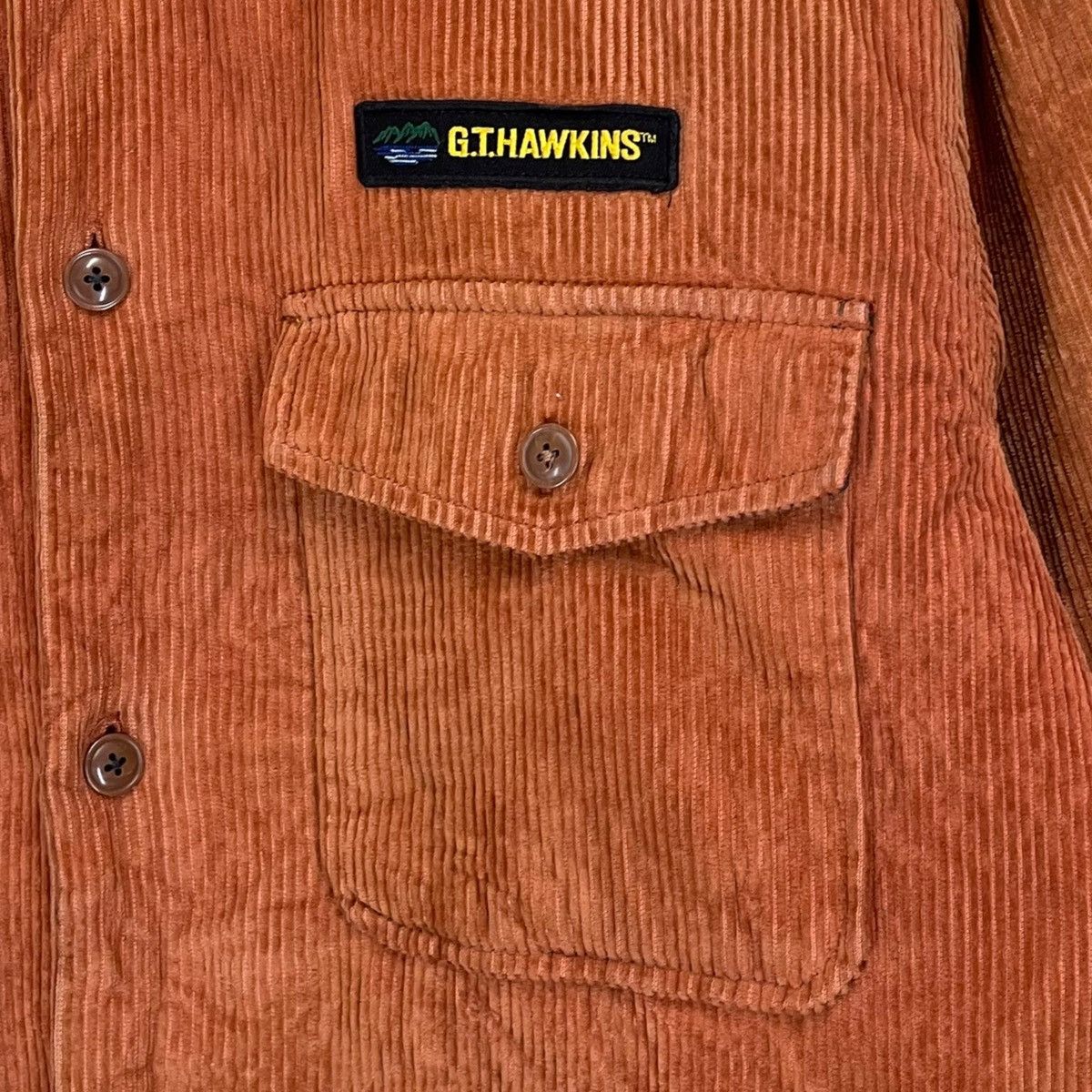 Vintage Vintage GT Hawkins Button Up Corduroy Jacket Size US L / EU 52-54 / 3 - 8 Thumbnail