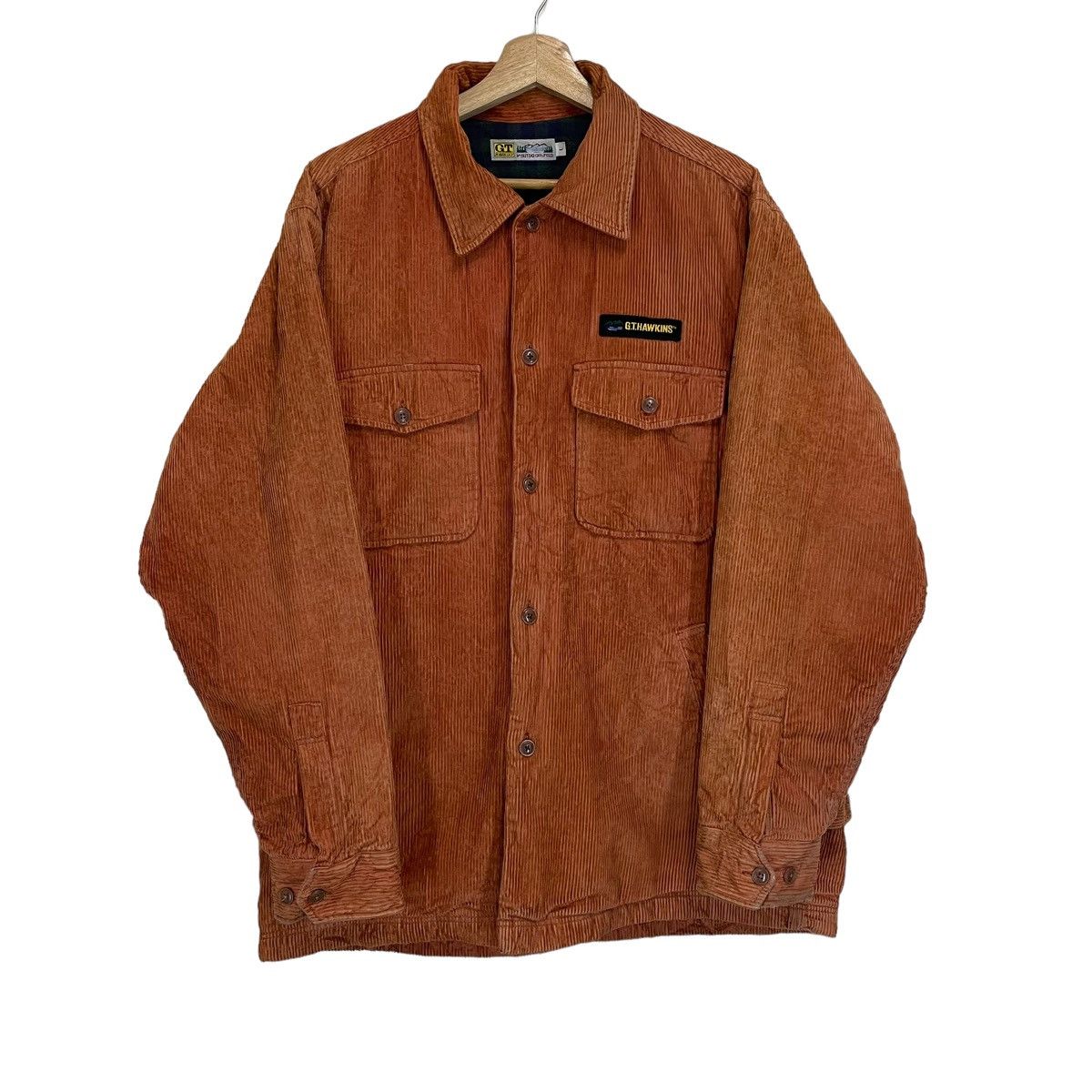 Vintage Vintage GT Hawkins Button Up Corduroy Jacket Size US L / EU 52-54 / 3 - 1 Thumbnail