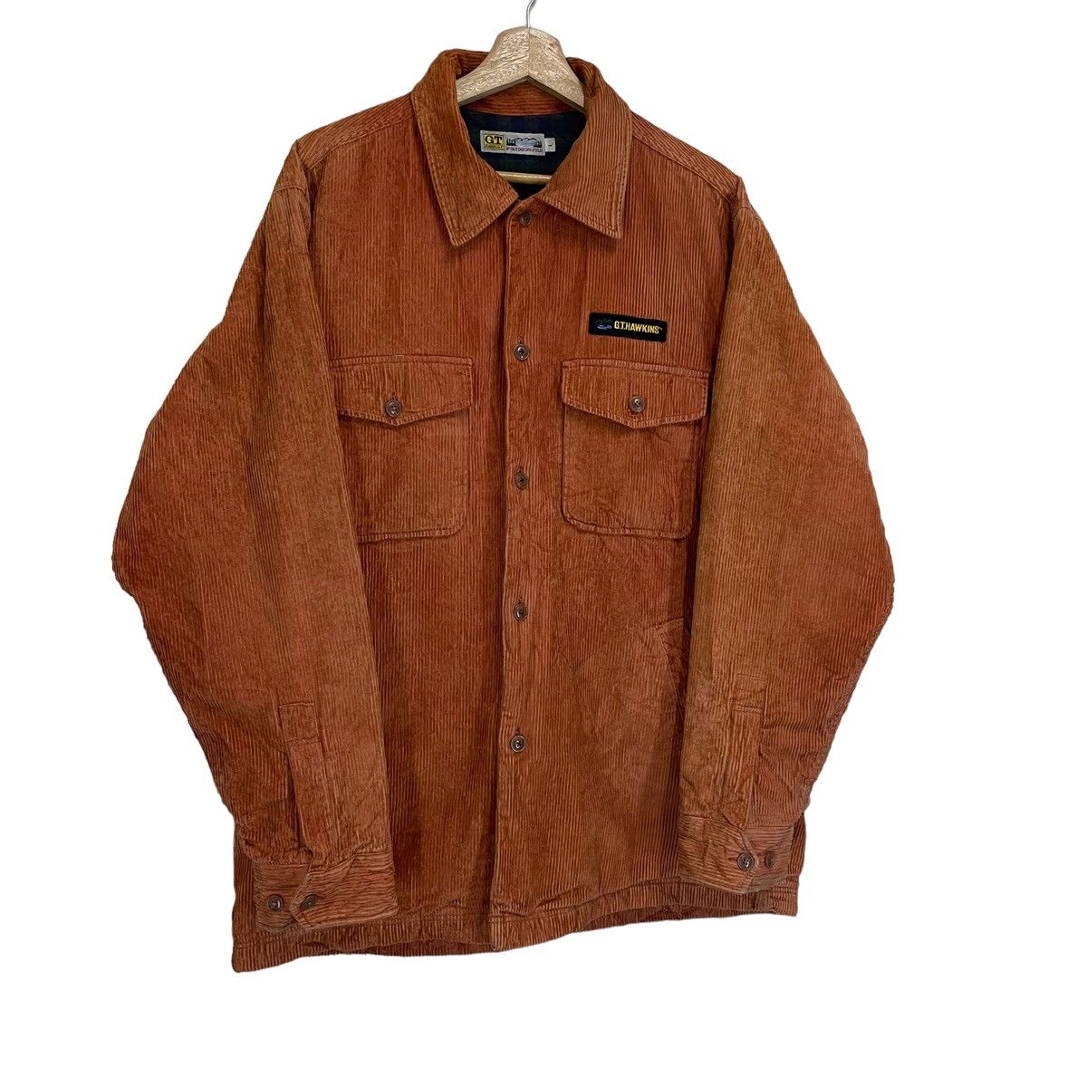 Vintage Vintage GT Hawkins Button Up Corduroy Jacket Size US L / EU 52-54 / 3 - 2 Thumbnail