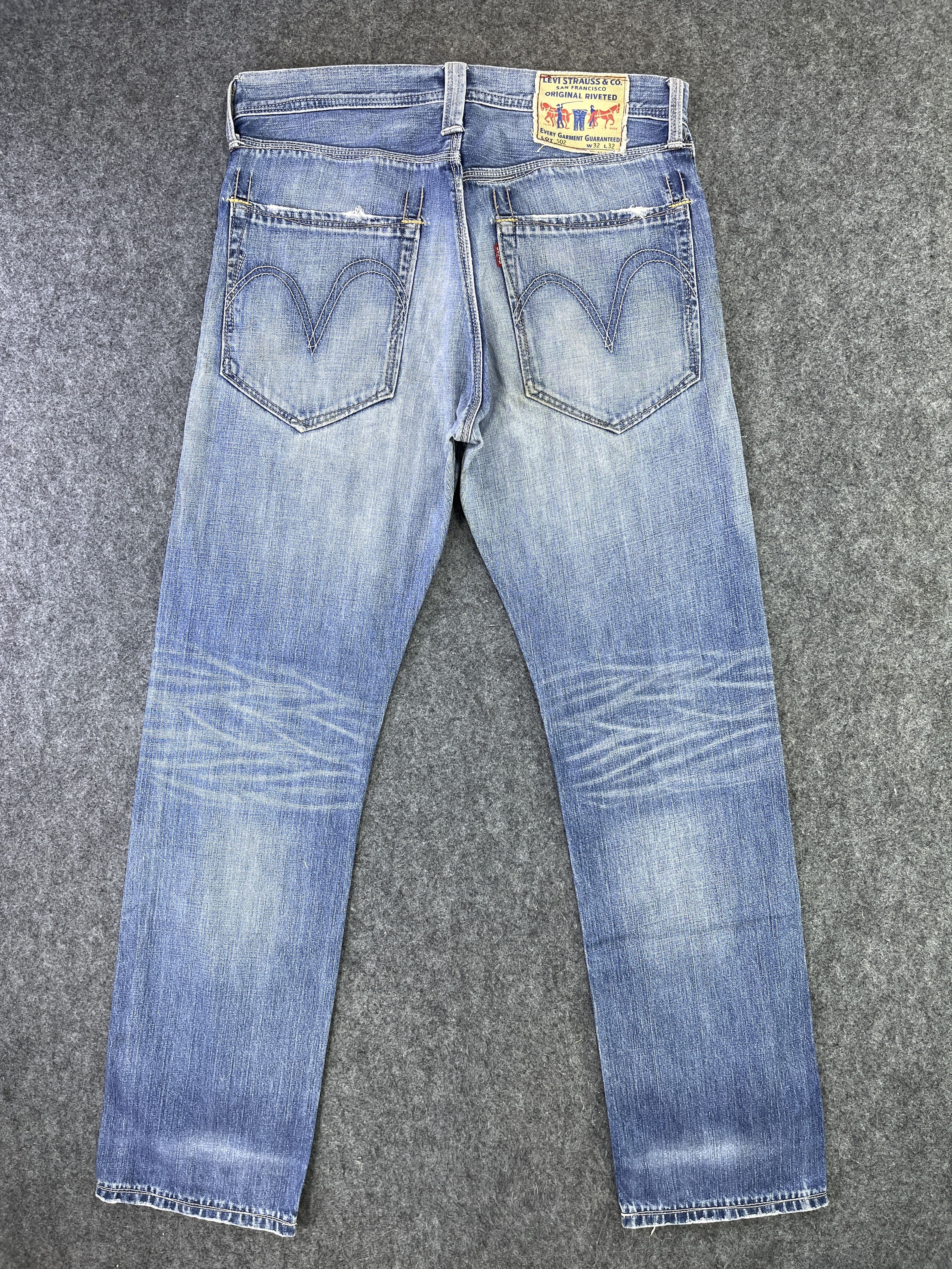 Levi's Vintage Levis 502 Faded Jeans - J882 Size US 32 / EU 48 - 2 Thumbnail