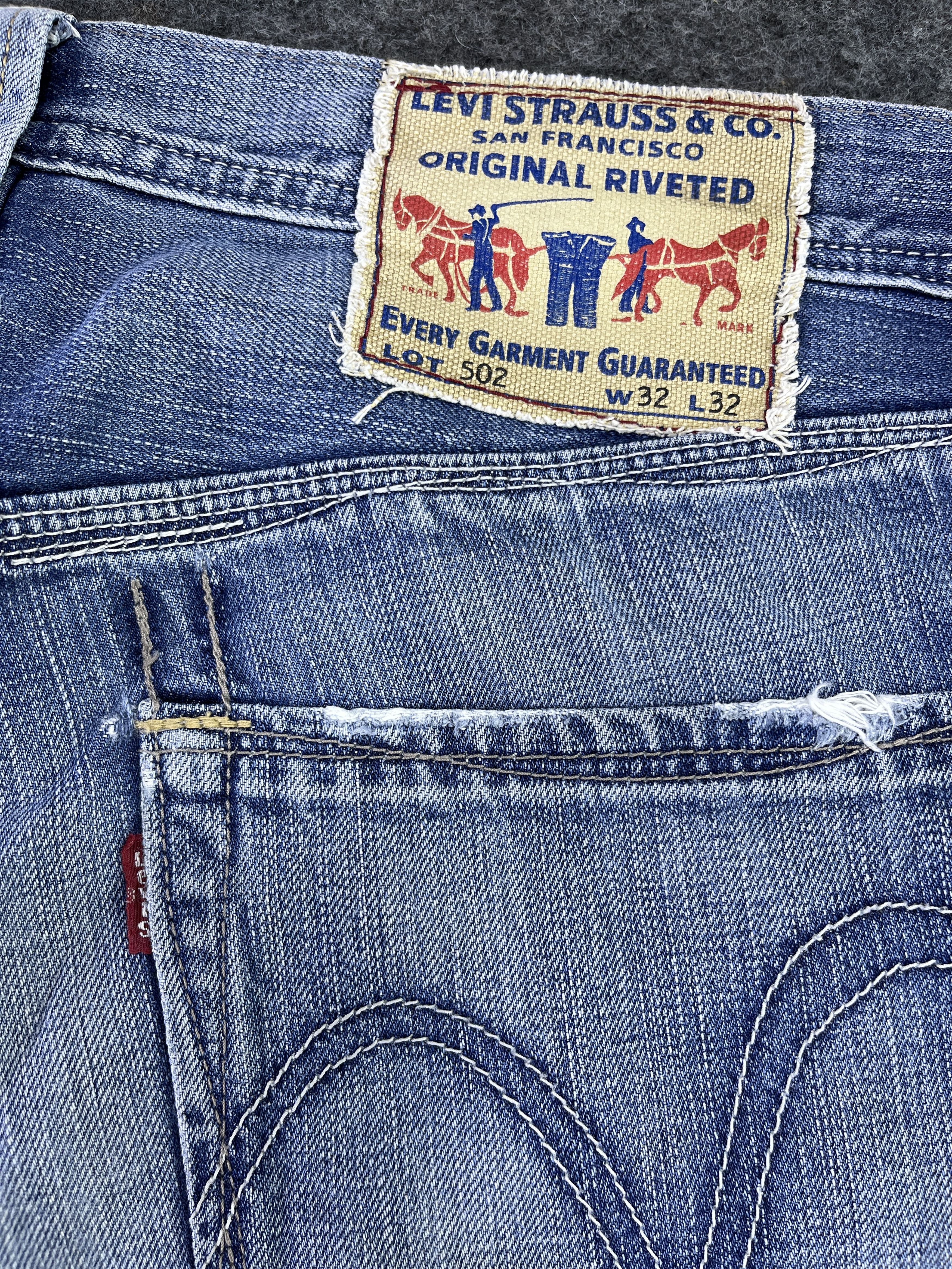 Levi's Vintage Levis 502 Faded Jeans - J882 Size US 32 / EU 48 - 12 Thumbnail