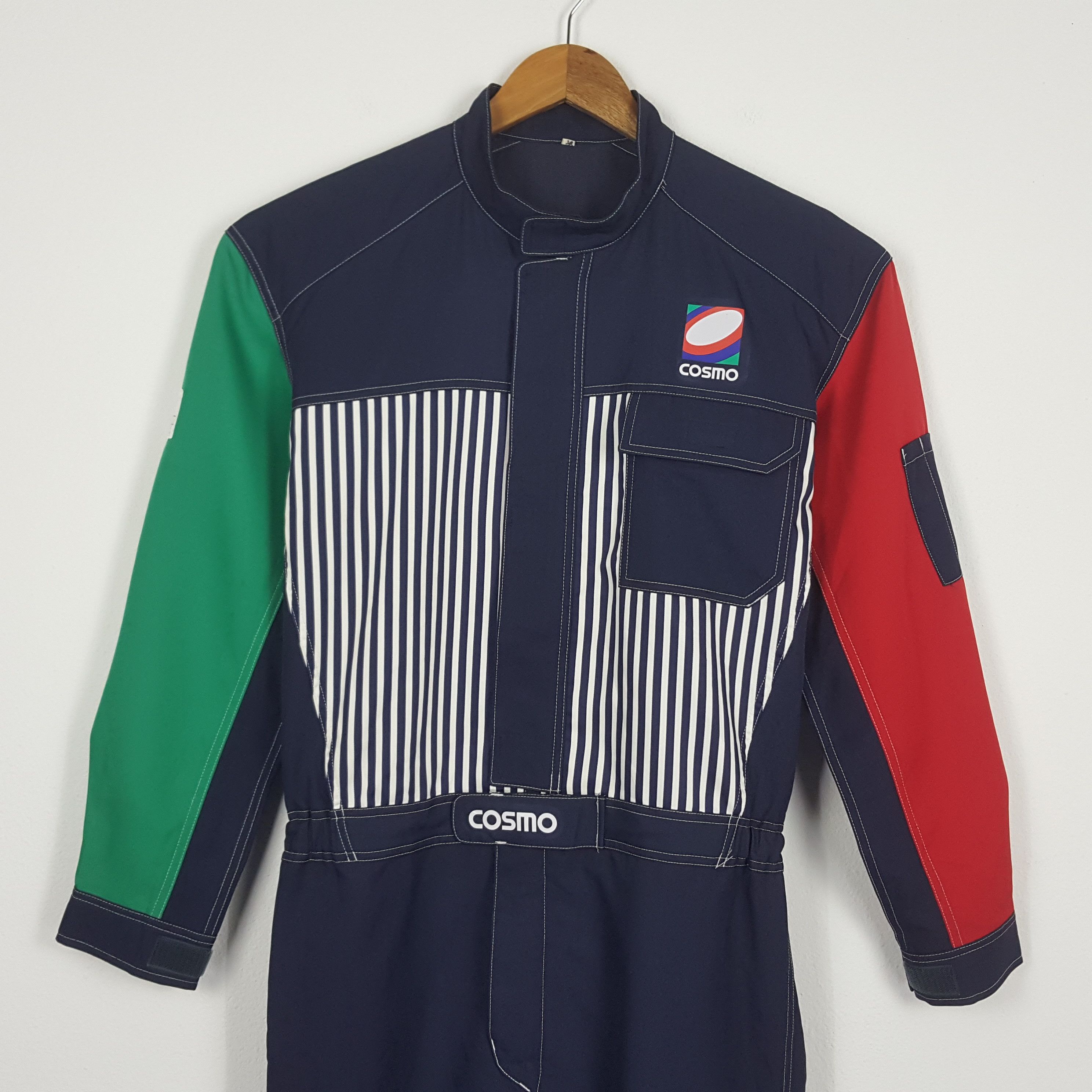 Vintage Vintage Cosmo Japanese Brand Racing Coverall Suit Jacket Size US XL / EU 56 / 4 - 4 Thumbnail