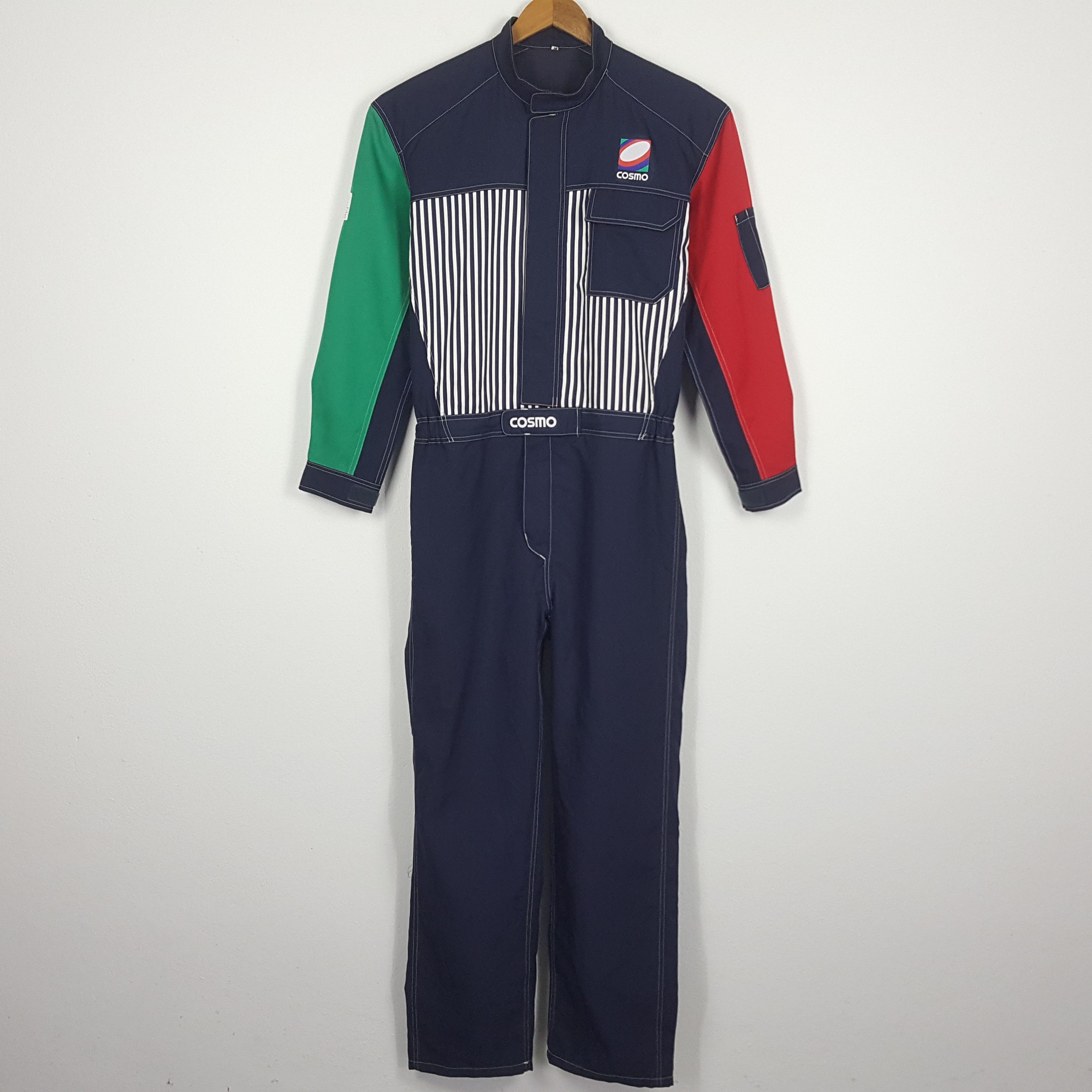 Vintage Vintage Cosmo Japanese Brand Racing Coverall Suit Jacket Size US XL / EU 56 / 4 - 1 Thumbnail