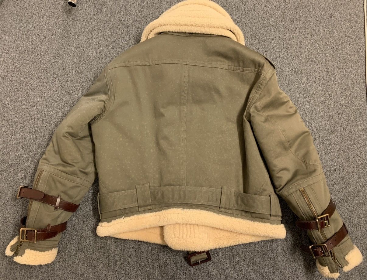Burberry Prorsum Burberry prorsum AW2010 aviator shearling / canvas jacket Size US M / EU 48-50 / 2 - 2 Thumbnail