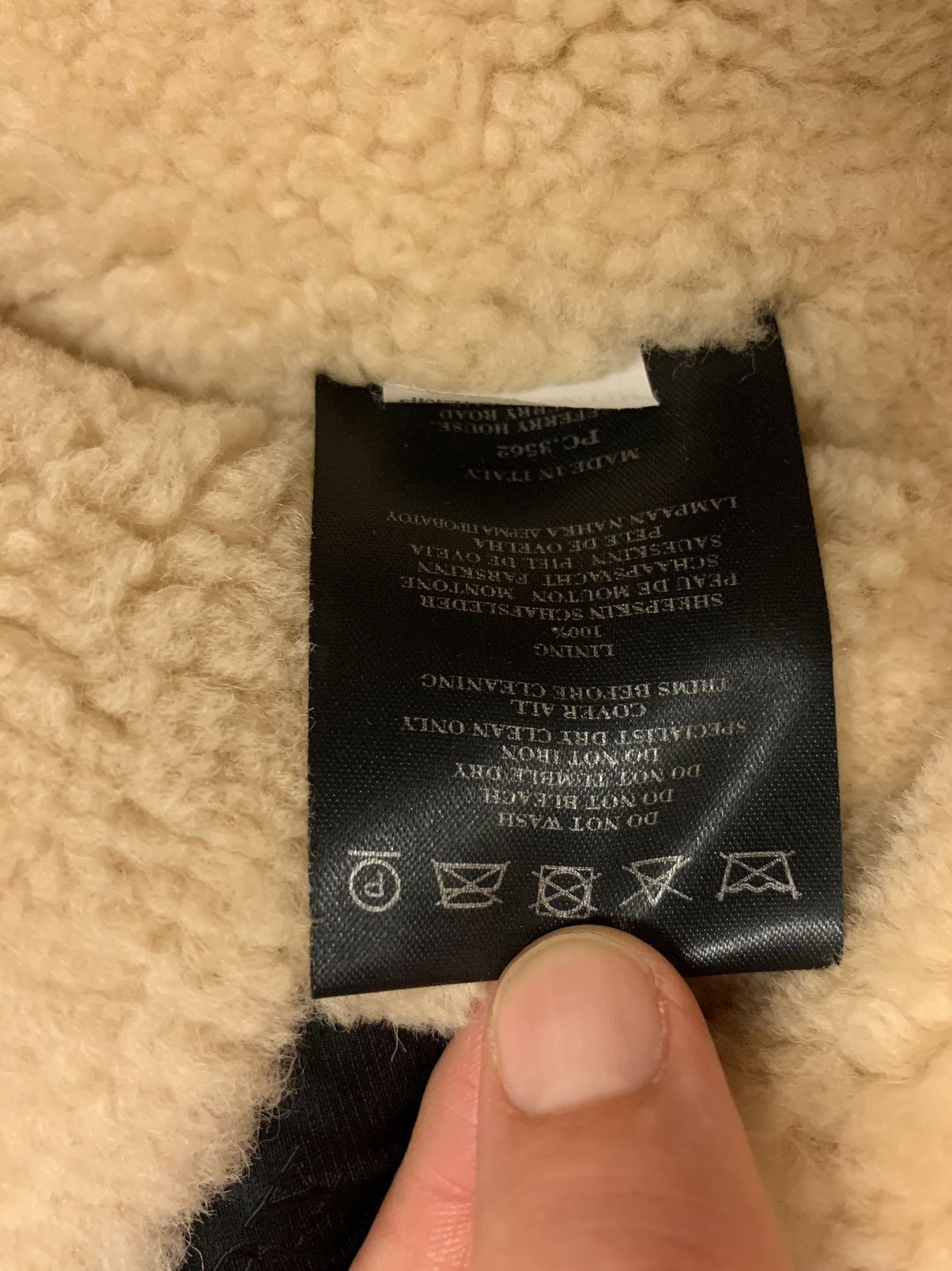 Burberry Prorsum Burberry prorsum AW2010 aviator shearling / canvas jacket Size US M / EU 48-50 / 2 - 20 Thumbnail