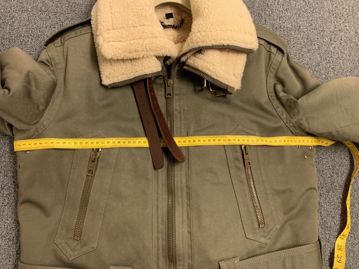 Burberry Prorsum Burberry prorsum AW2010 aviator shearling / canvas jacket Size US M / EU 48-50 / 2 - 3 Thumbnail
