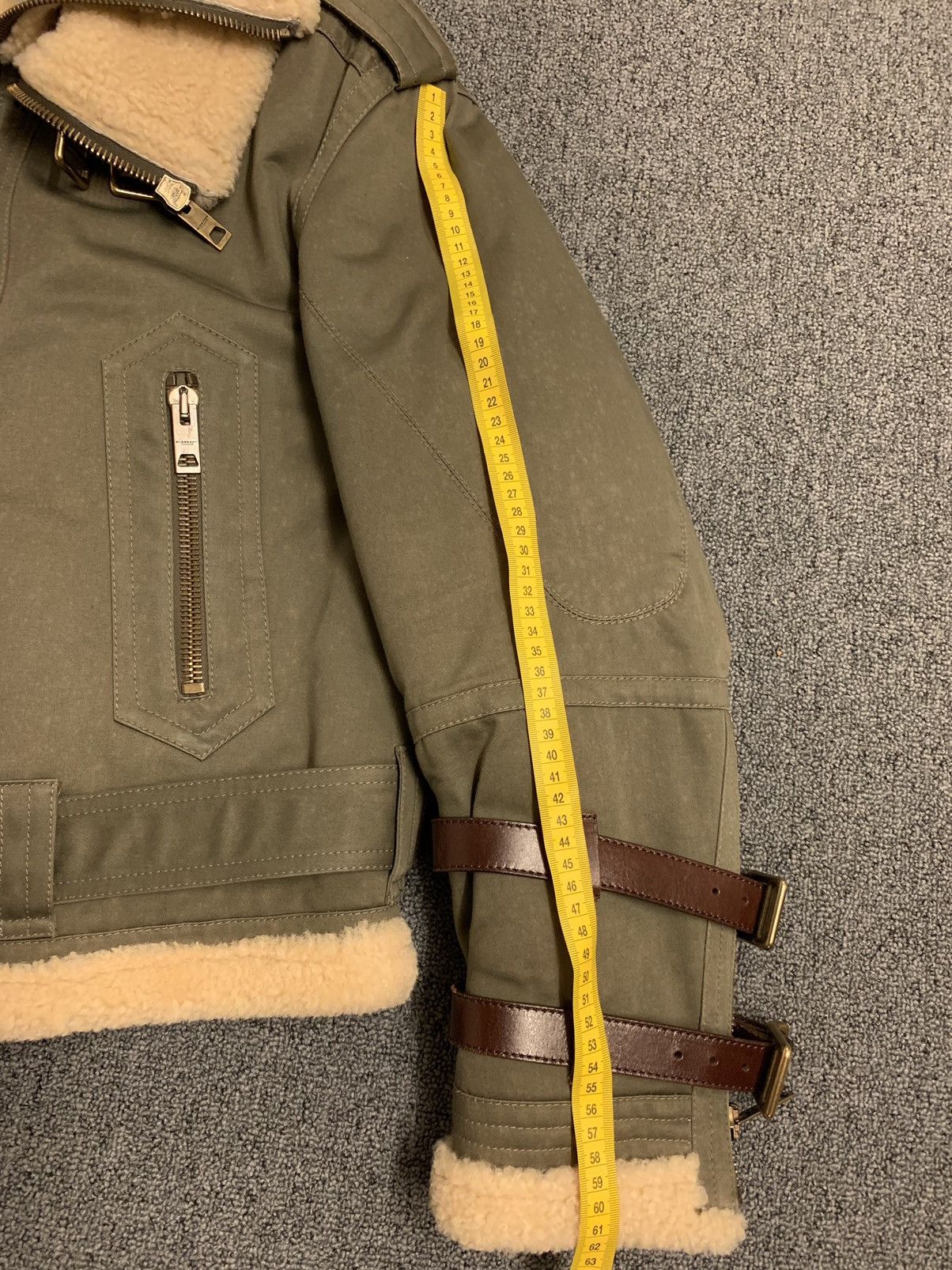 Burberry Prorsum Burberry prorsum AW2010 aviator shearling / canvas jacket Size US M / EU 48-50 / 2 - 4 Thumbnail