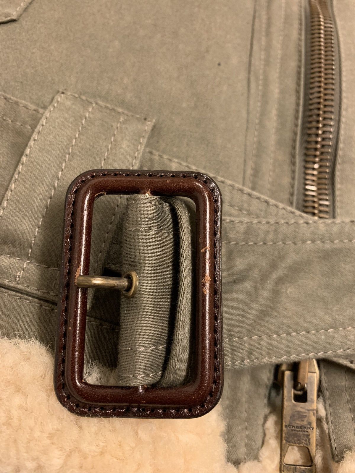Burberry Prorsum Burberry prorsum AW2010 aviator shearling / canvas jacket Size US M / EU 48-50 / 2 - 14 Thumbnail