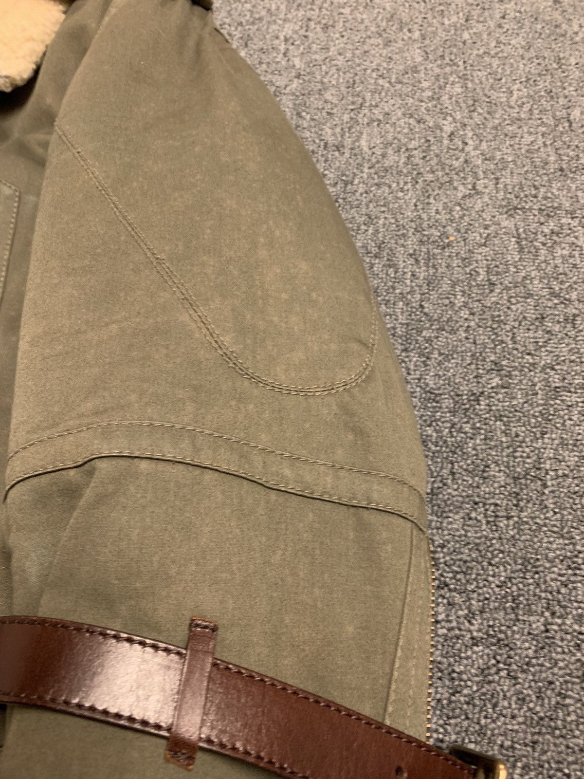Burberry Prorsum Burberry prorsum AW2010 aviator shearling / canvas jacket Size US M / EU 48-50 / 2 - 25 Thumbnail