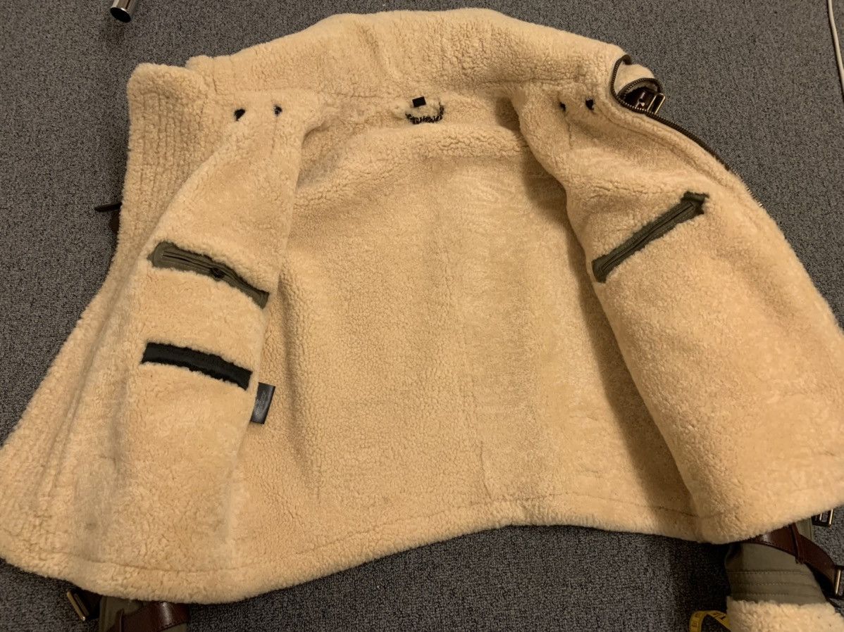 Burberry Prorsum Burberry prorsum AW2010 aviator shearling / canvas jacket Size US M / EU 48-50 / 2 - 17 Thumbnail