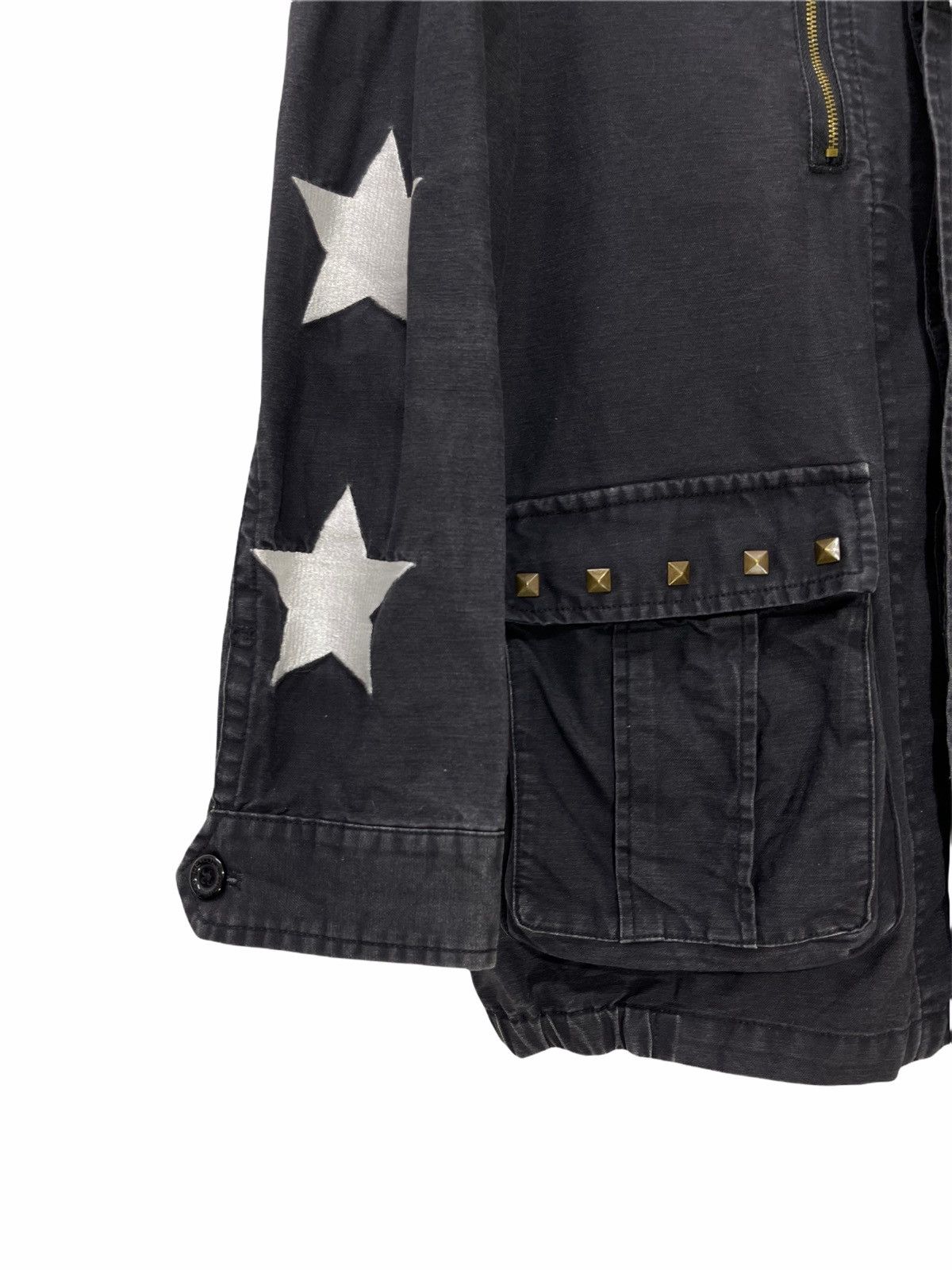 Japanese Brand 🎶World Wide Love Big Printed Military Jacket 12🟩 Size US M / EU 48-50 / 2 - 4 Thumbnail