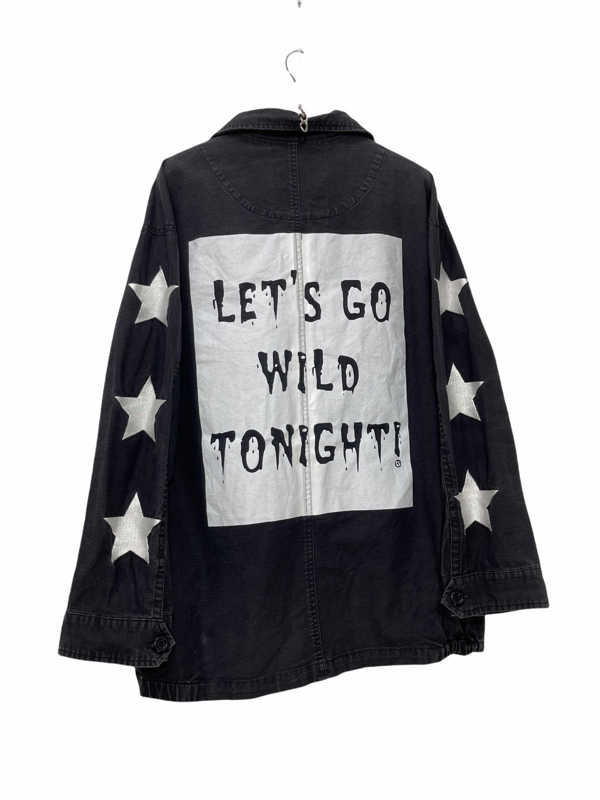 Japanese Brand 🎶World Wide Love Big Printed Military Jacket 12🟩 Size US M / EU 48-50 / 2 - 1 Thumbnail