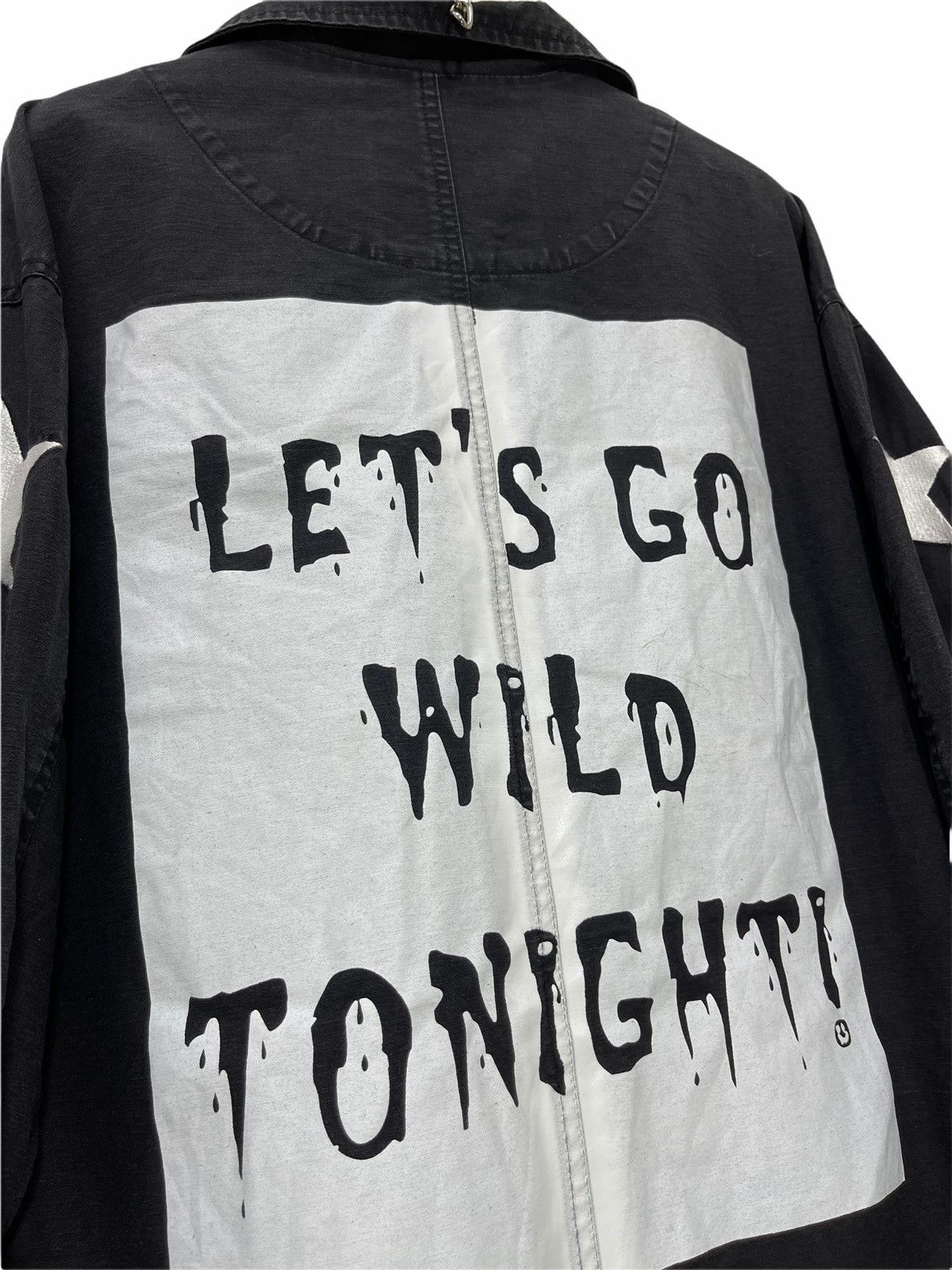 Japanese Brand 🎶World Wide Love Big Printed Military Jacket 12🟩 Size US M / EU 48-50 / 2 - 2 Thumbnail