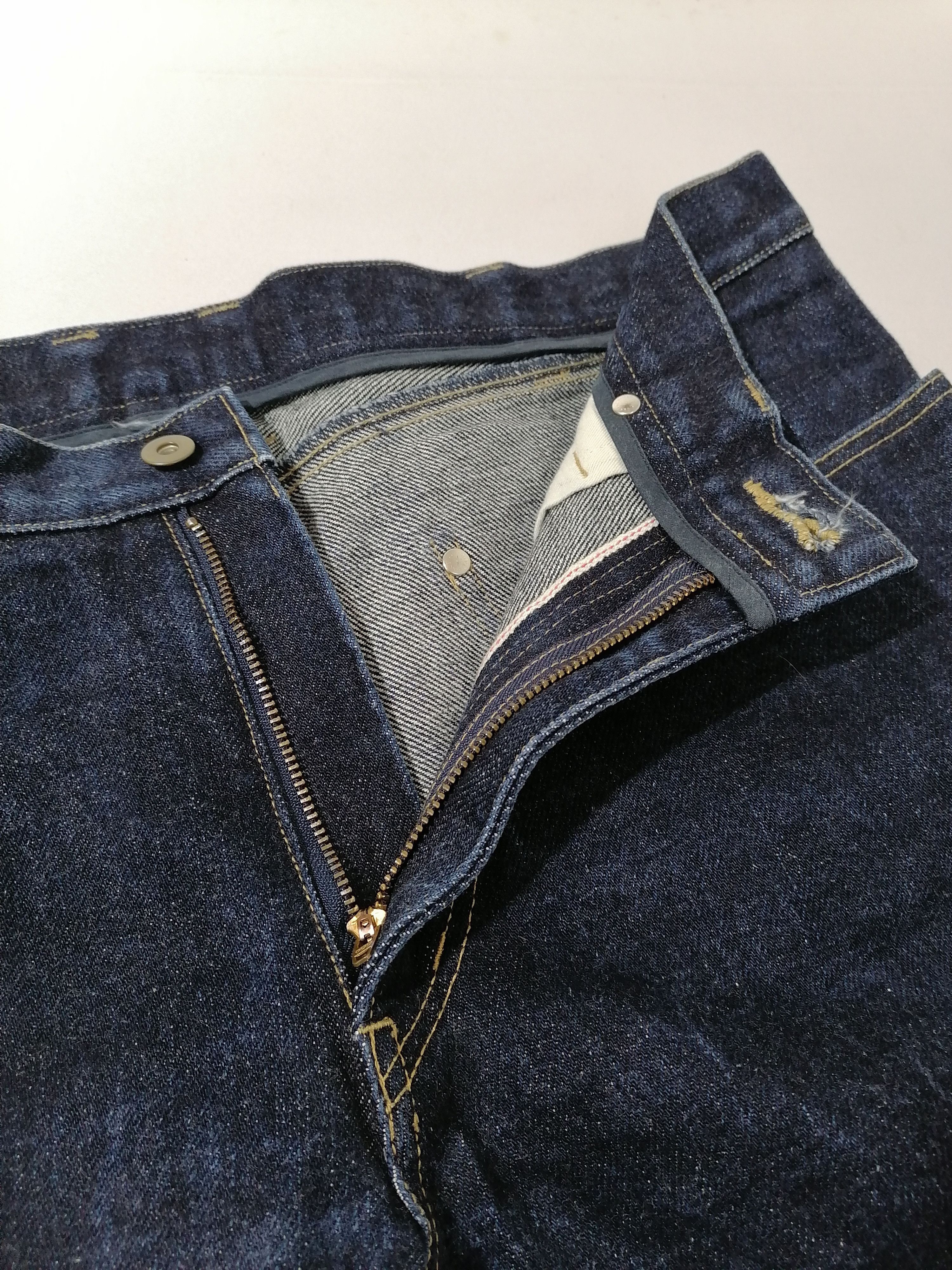 Japanese Brand 21 OZ Denim Jeans Size US 36 / EU 52 - 6 Thumbnail