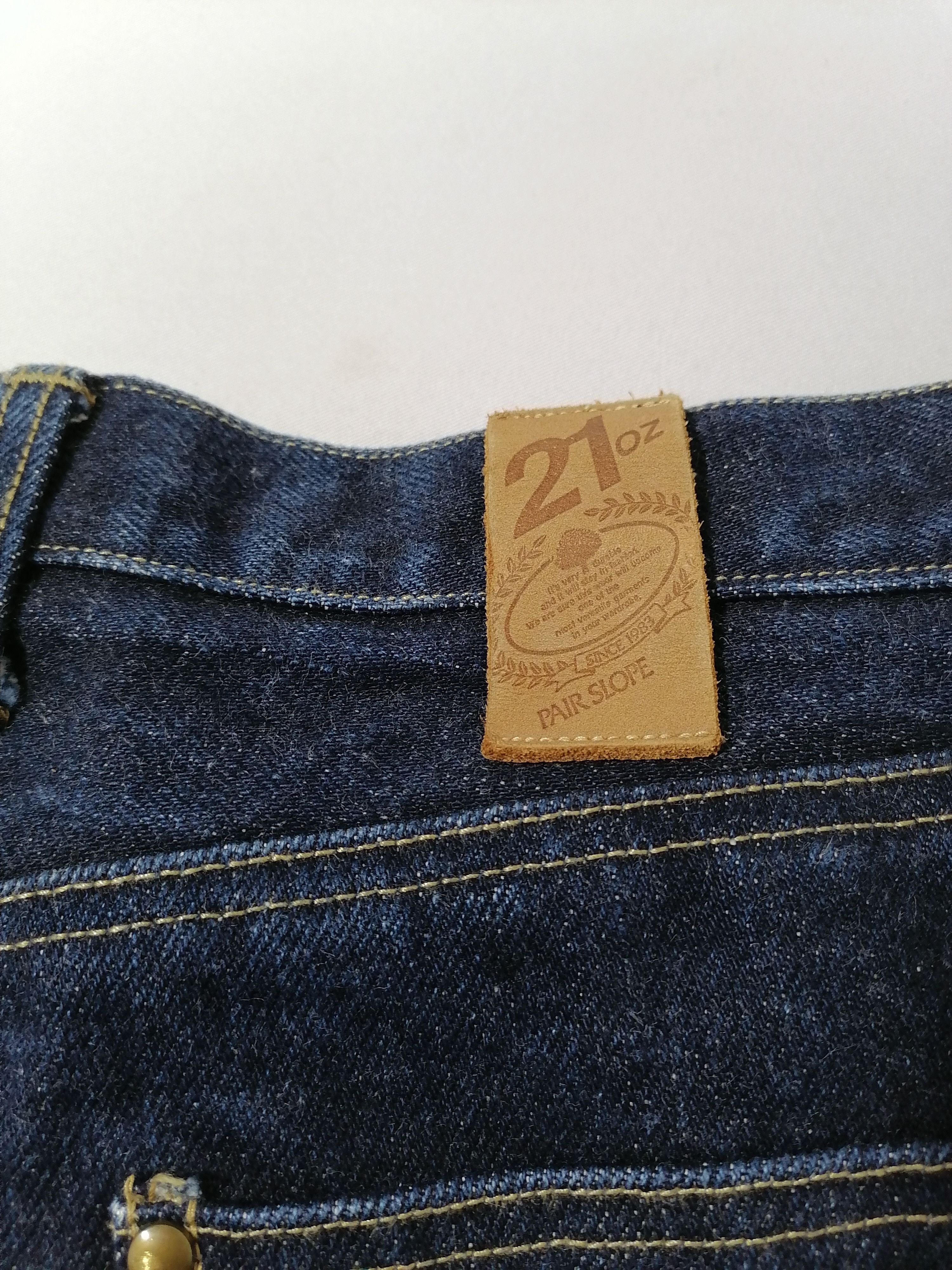 Japanese Brand 21 OZ Denim Jeans Size US 36 / EU 52 - 9 Thumbnail