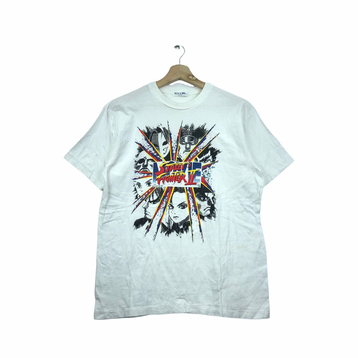 Vintage VINTAGE 1993 STREETFIGHTER 2 CAPCOM GAMING CONSOLE T-SHIRTS Size US L / EU 52-54 / 3 - 1 Thumbnail