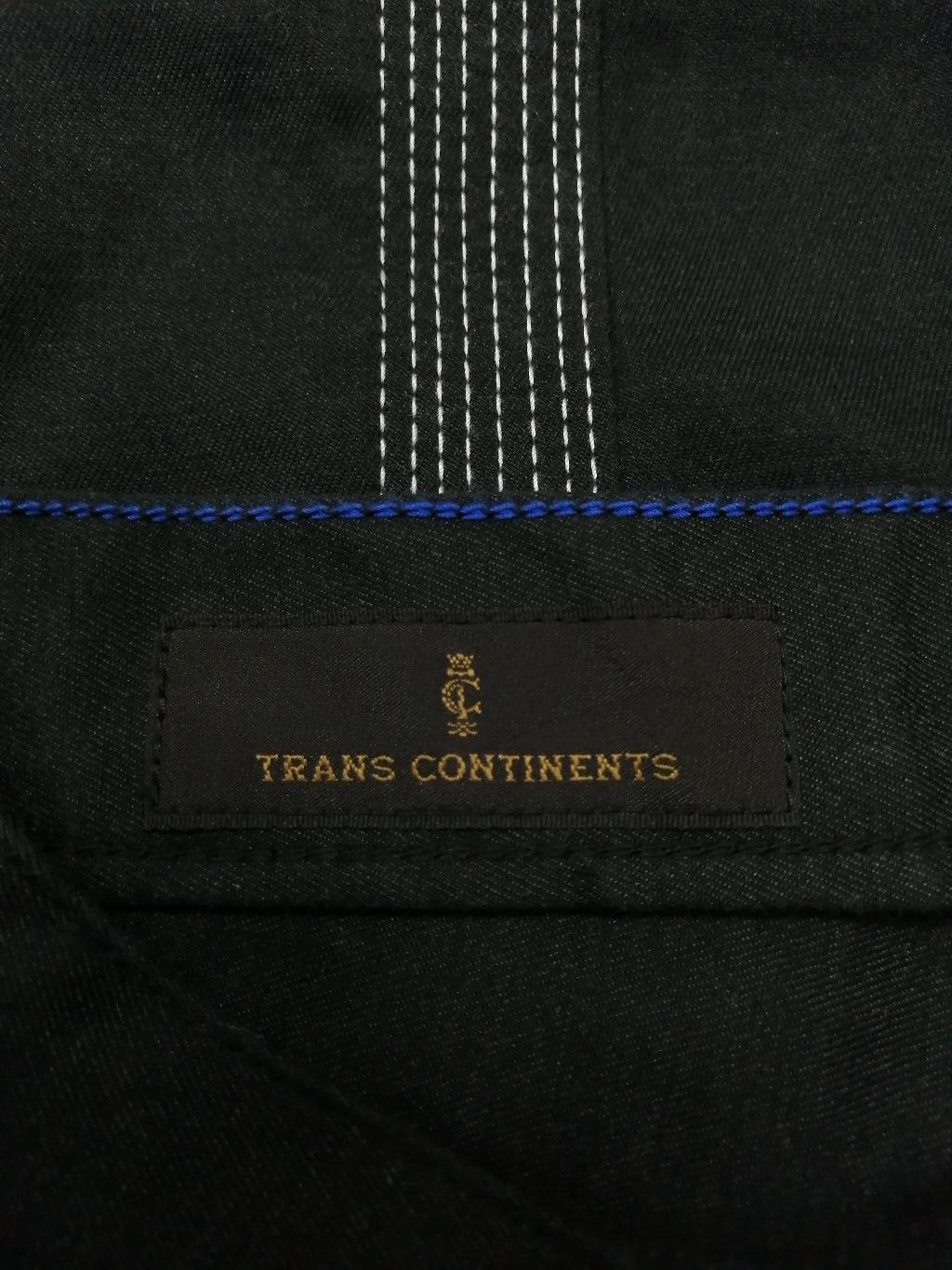 Designer × Japanese Brand × Vintage Vintage Designer TRANSCONTINENTS Side Stripes Stitch Pants Size US 30 / EU 46 - 9 Thumbnail