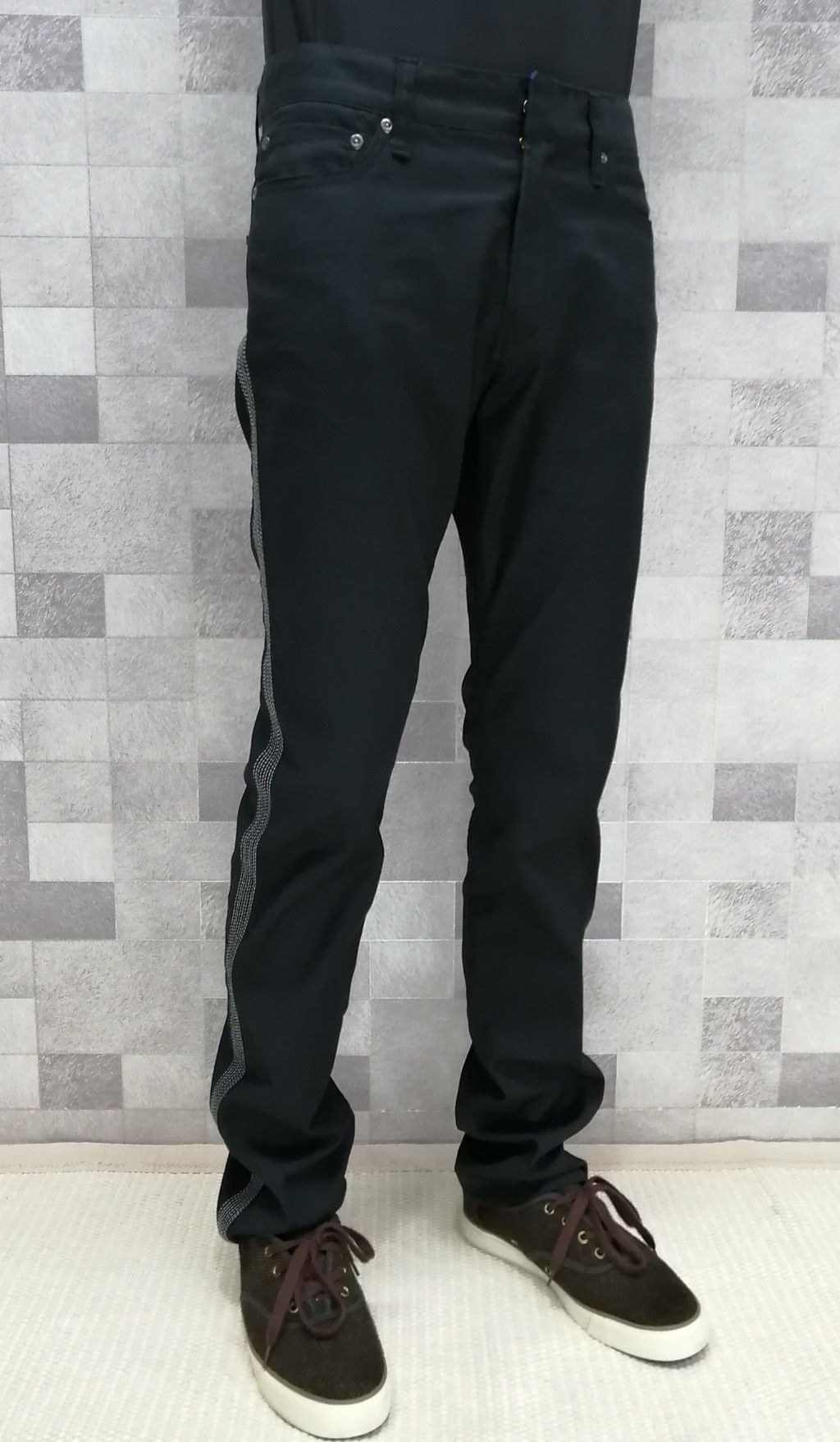 Designer × Japanese Brand × Vintage Vintage Designer TRANSCONTINENTS Side Stripes Stitch Pants Size US 30 / EU 46 - 6 Thumbnail