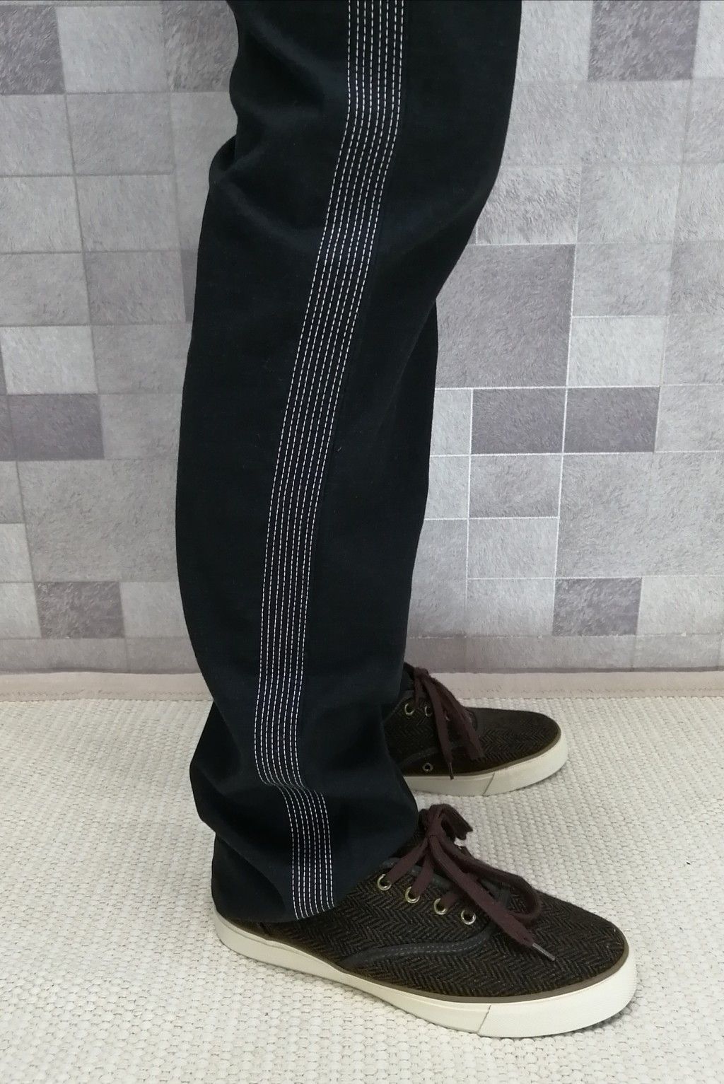 Designer × Japanese Brand × Vintage Vintage Designer TRANSCONTINENTS Side Stripes Stitch Pants Size US 30 / EU 46 - 4 Thumbnail