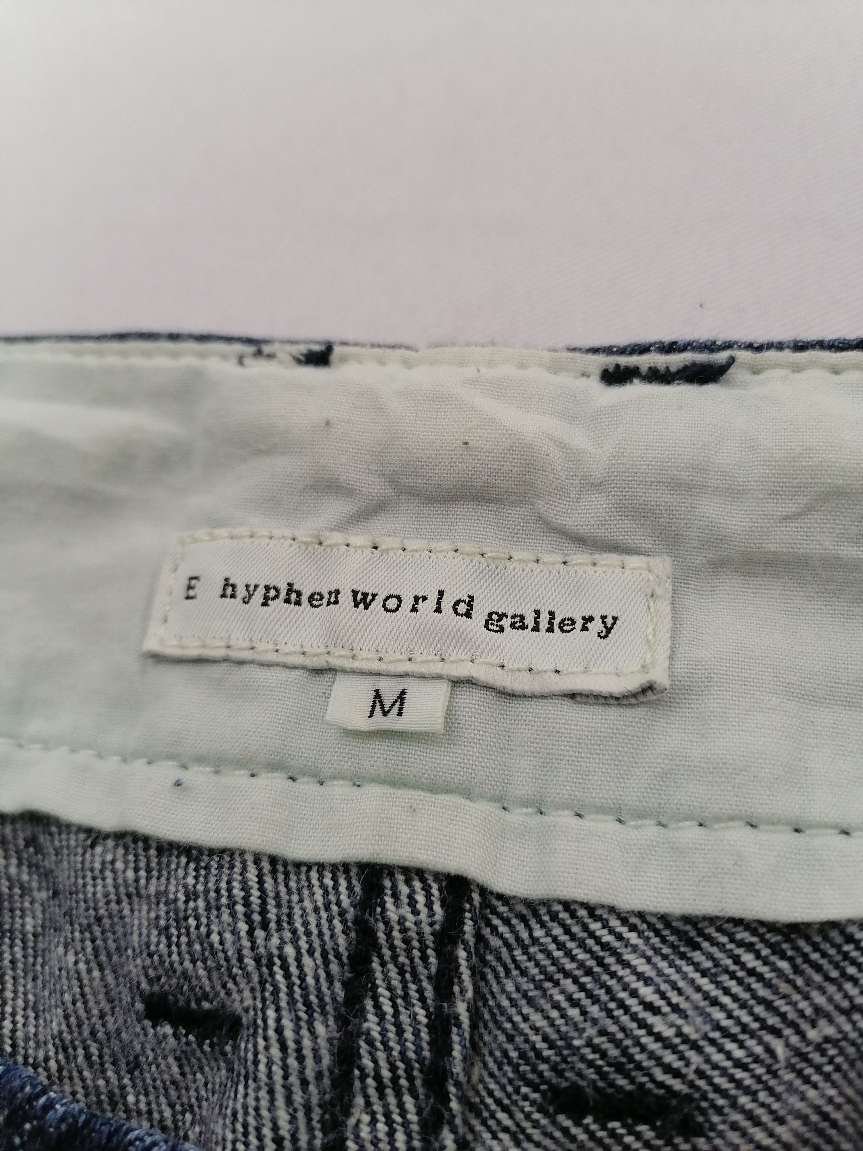 Japanese Brand E Hyphen World Gallery Denim Jeans Size US 31 - 5 Thumbnail