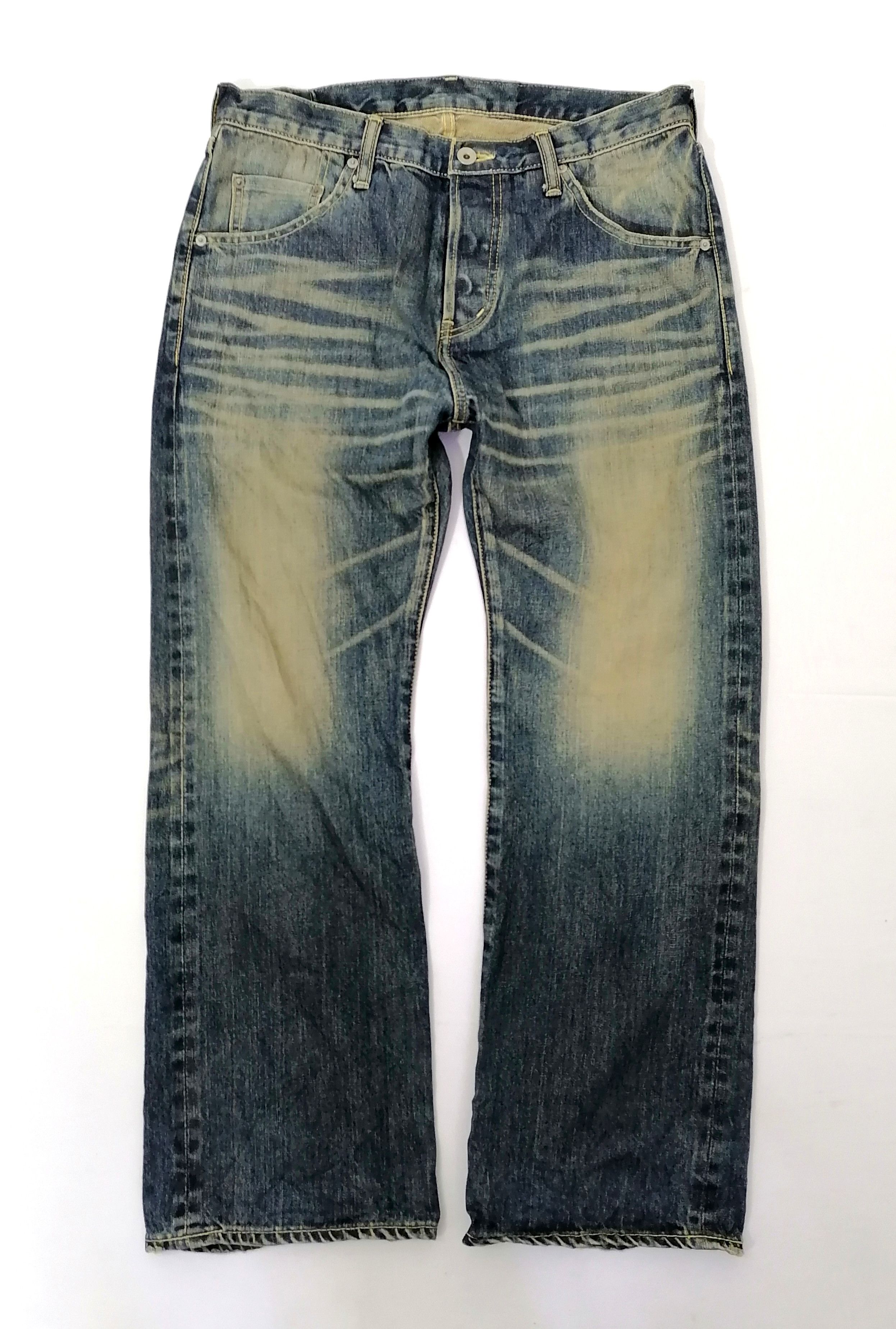 Japanese Brand Victim Selvedge Fly Button Denim Jeans Size US 34 / EU 50 - 2 Thumbnail