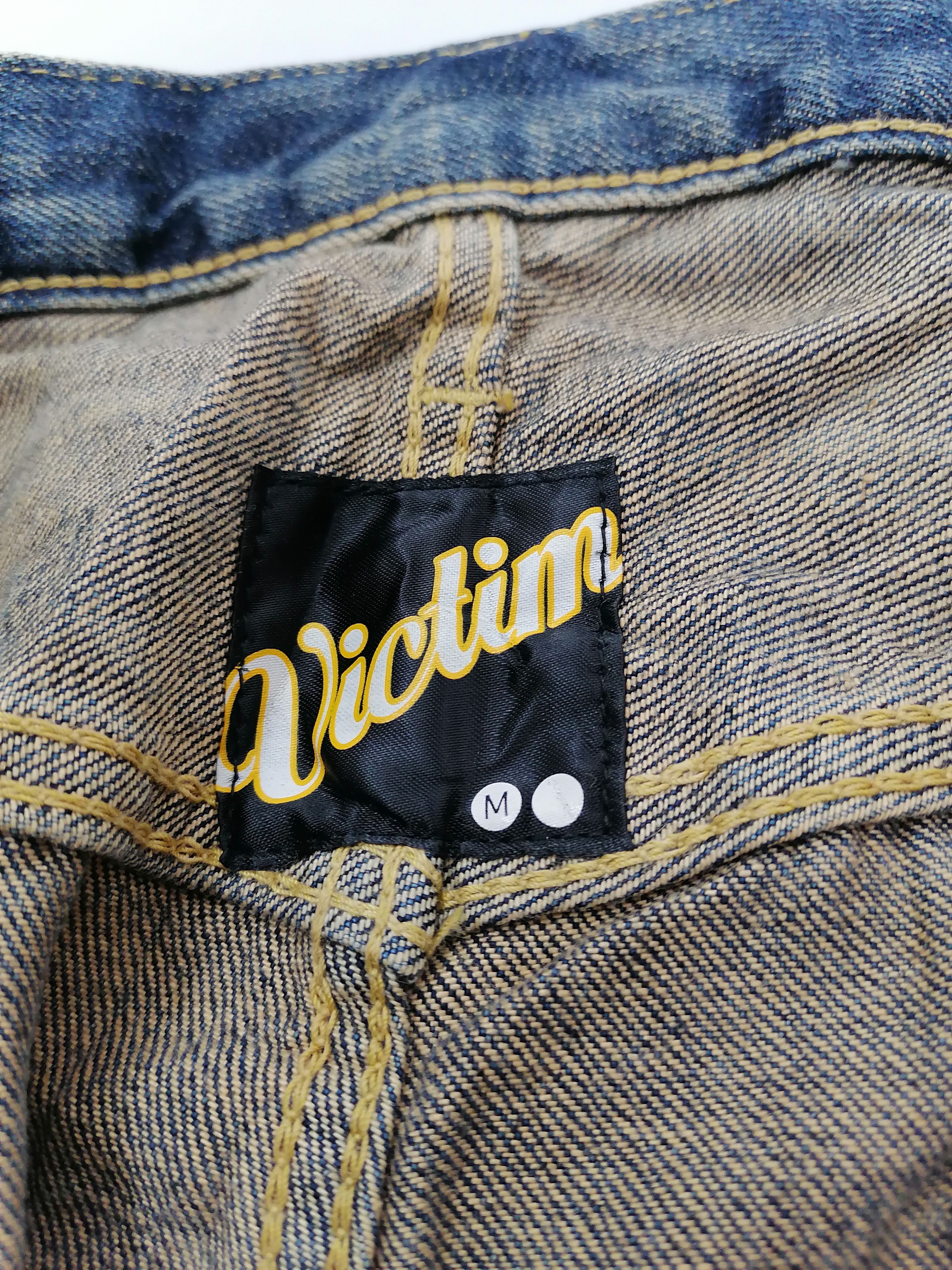 Japanese Brand Victim Selvedge Fly Button Denim Jeans Size US 34 / EU 50 - 5 Thumbnail