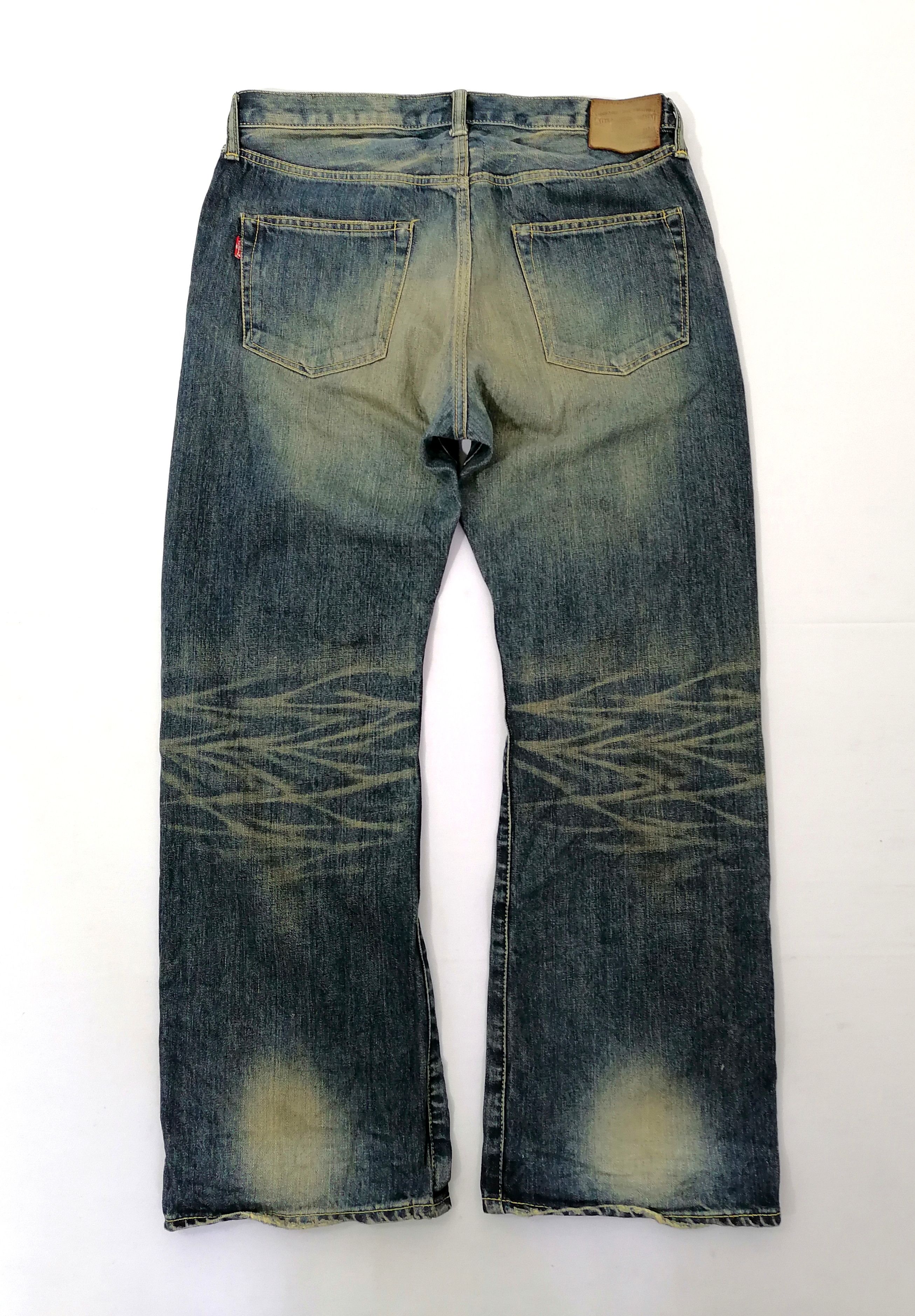 Japanese Brand Victim Selvedge Fly Button Denim Jeans Size US 34 / EU 50 - 3 Thumbnail
