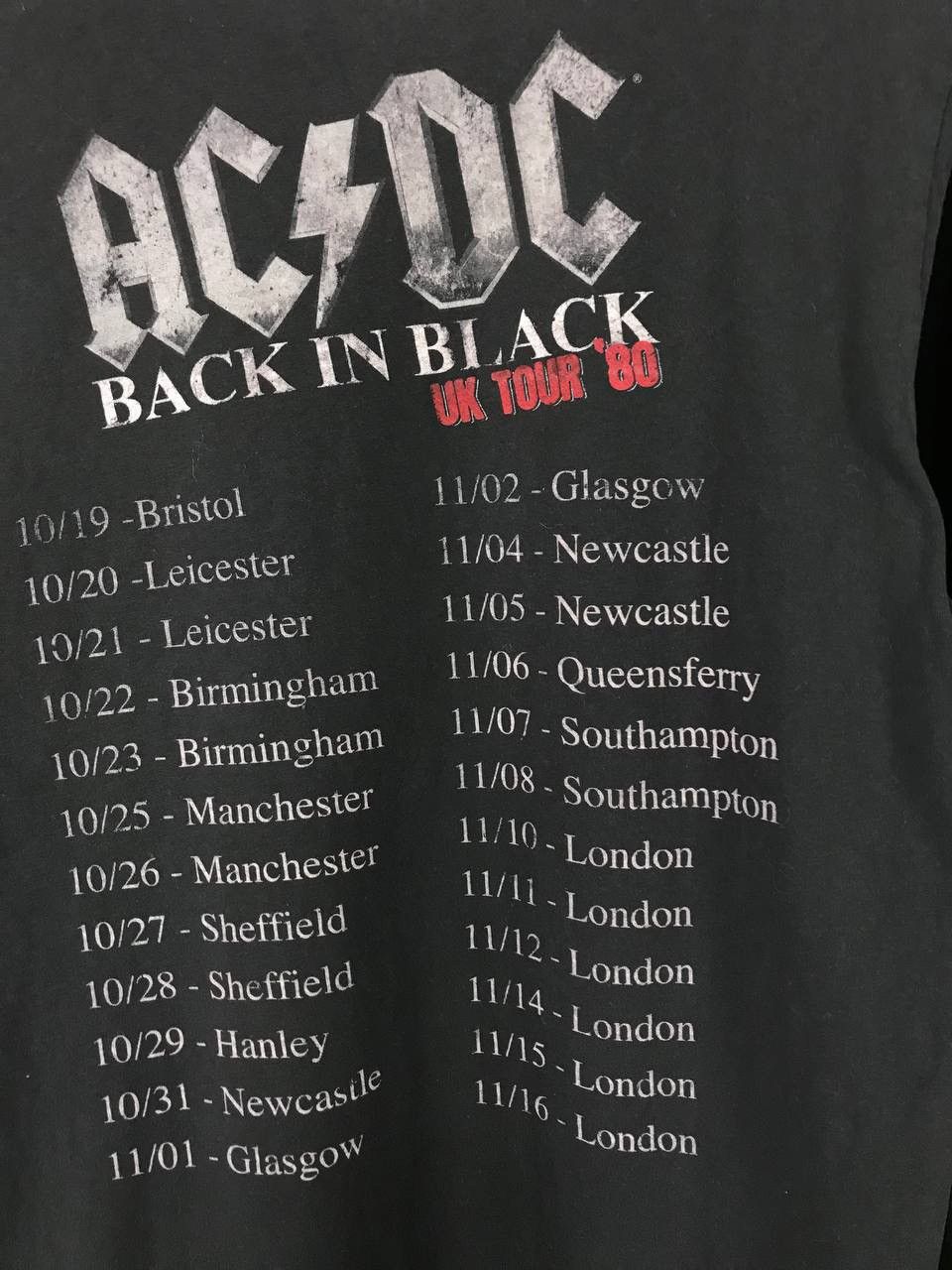 AC/DC × Band Tees × Vintage AC/DC vintage rock band tour longsleeve Size US M / EU 48-50 / 2 - 7 Thumbnail